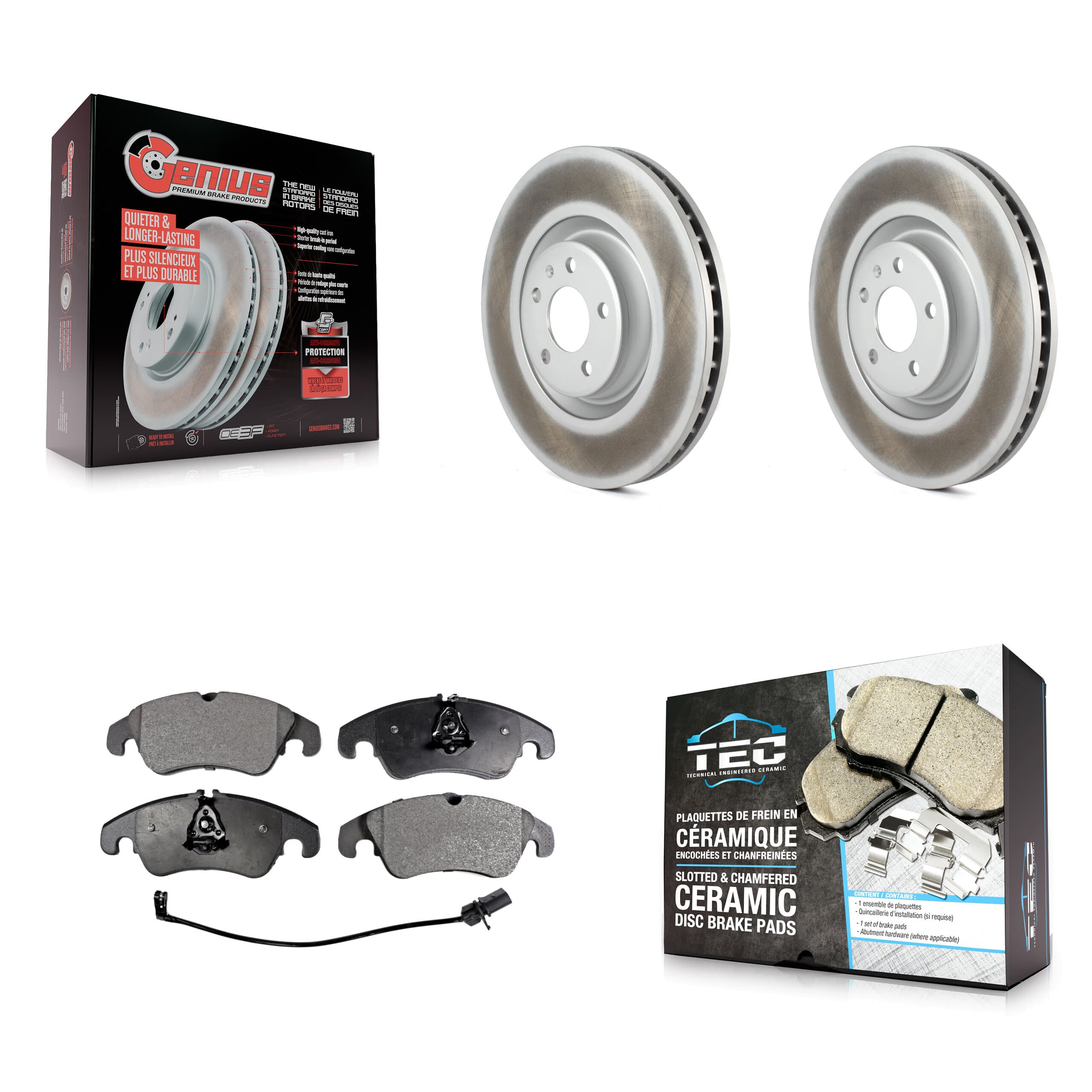 Transit Auto - KGT-100496 - Front Disc Brake Kits image 1