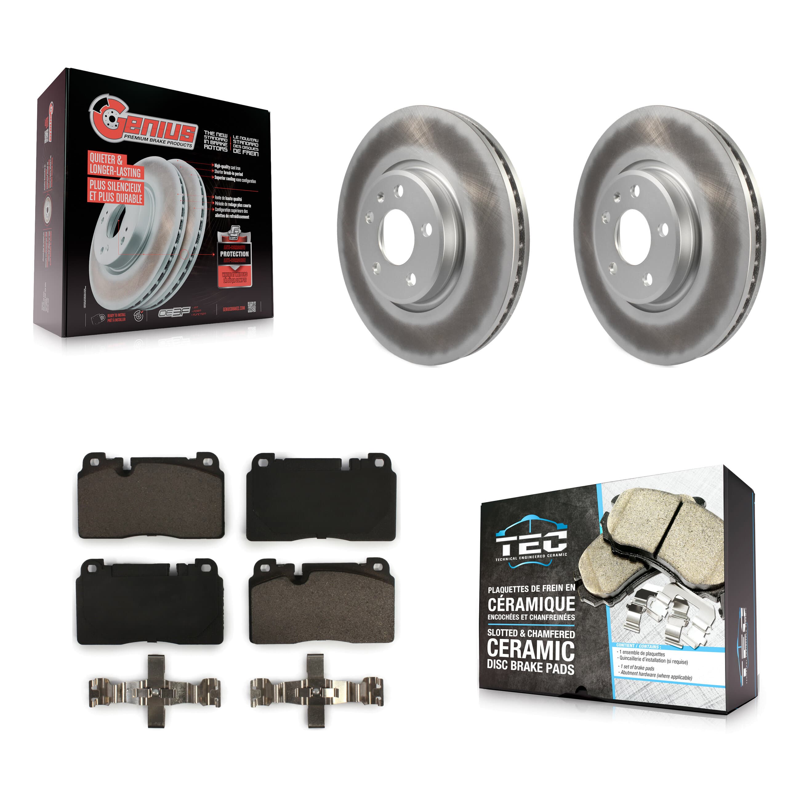 Transit Auto - KGT-100499 - Front Disc Brake Kits image 1