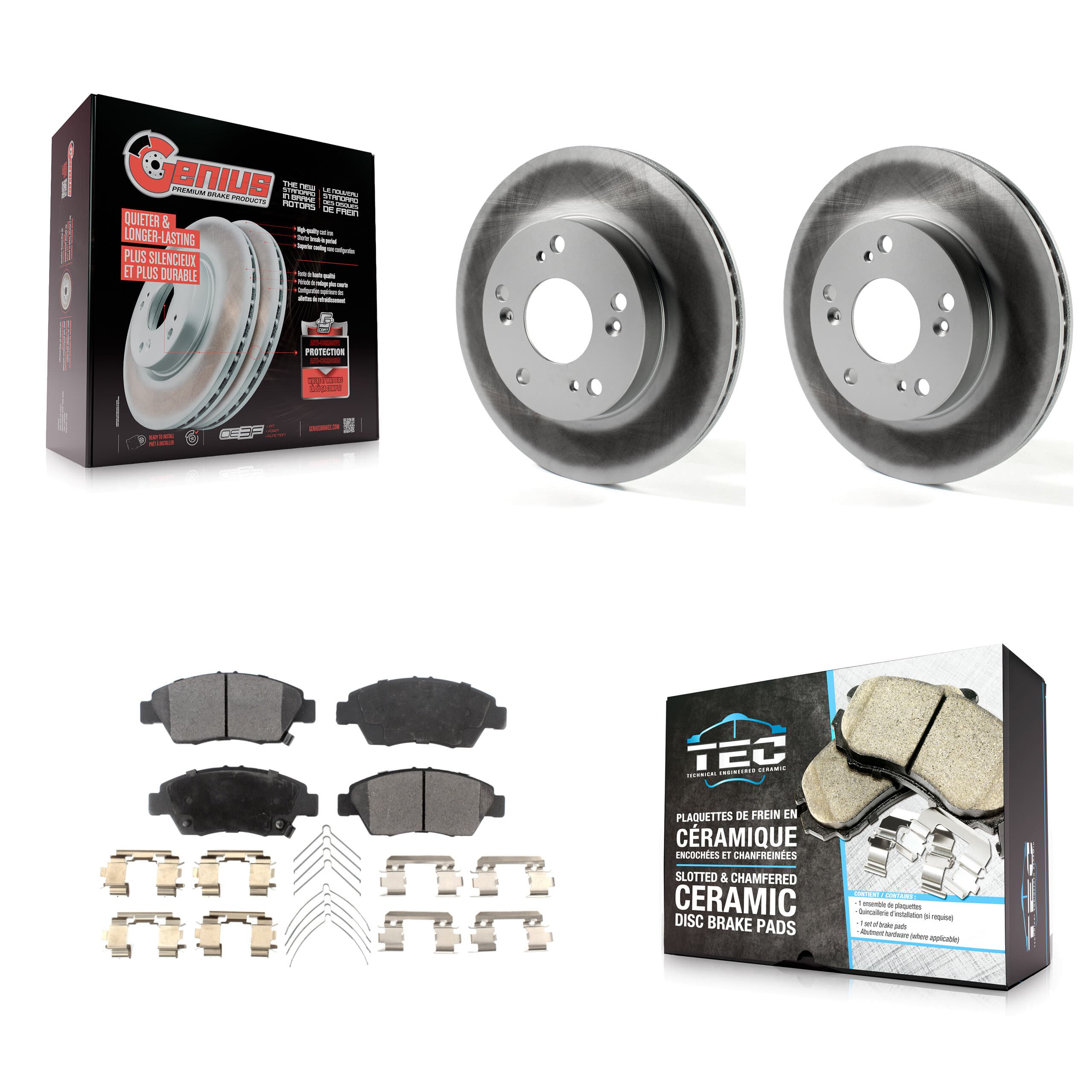 Transit Auto - KGT-100504 - Front Disc Brake Kits image 1