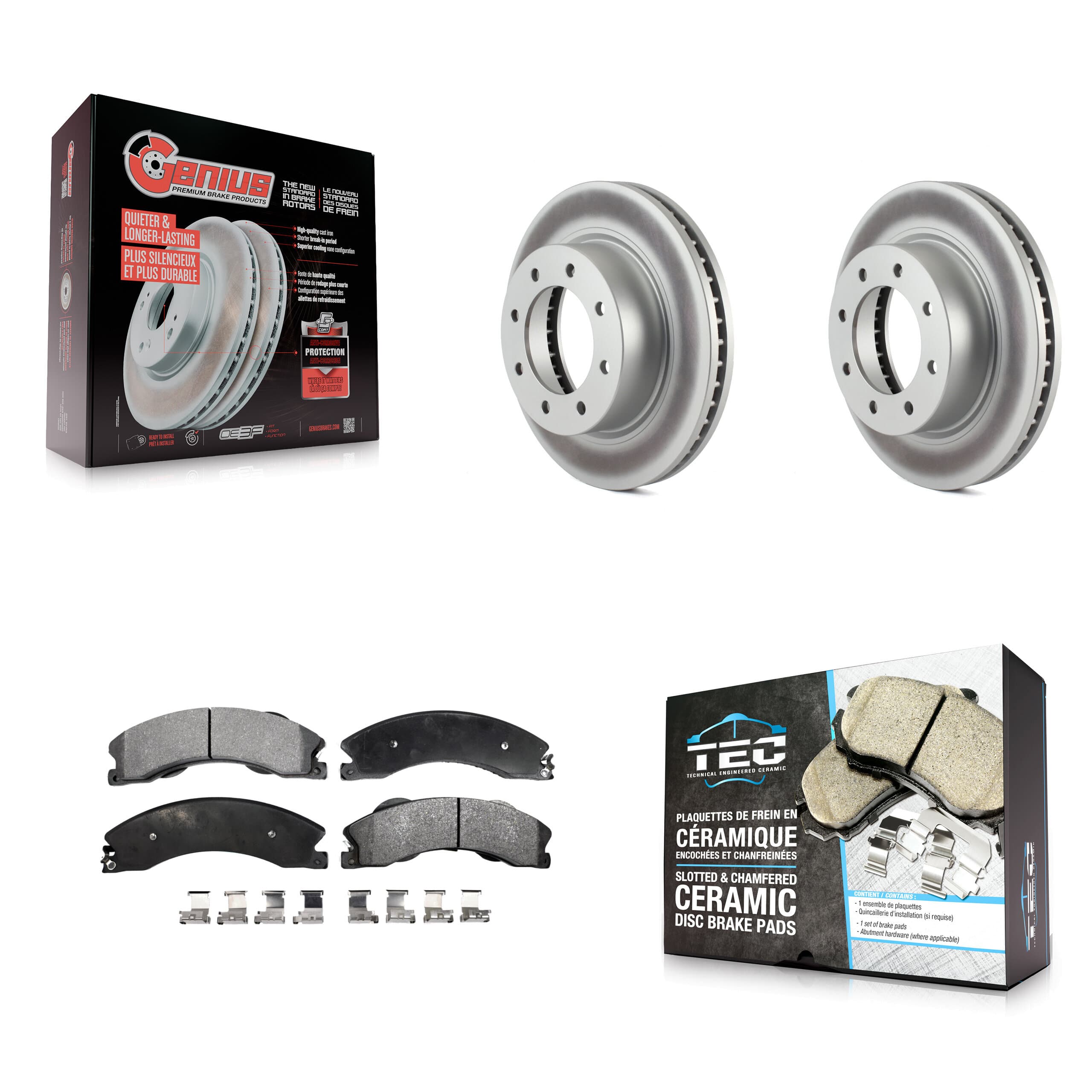 Transit Auto - KGT-100505 - Front Disc Brake Kits image 1
