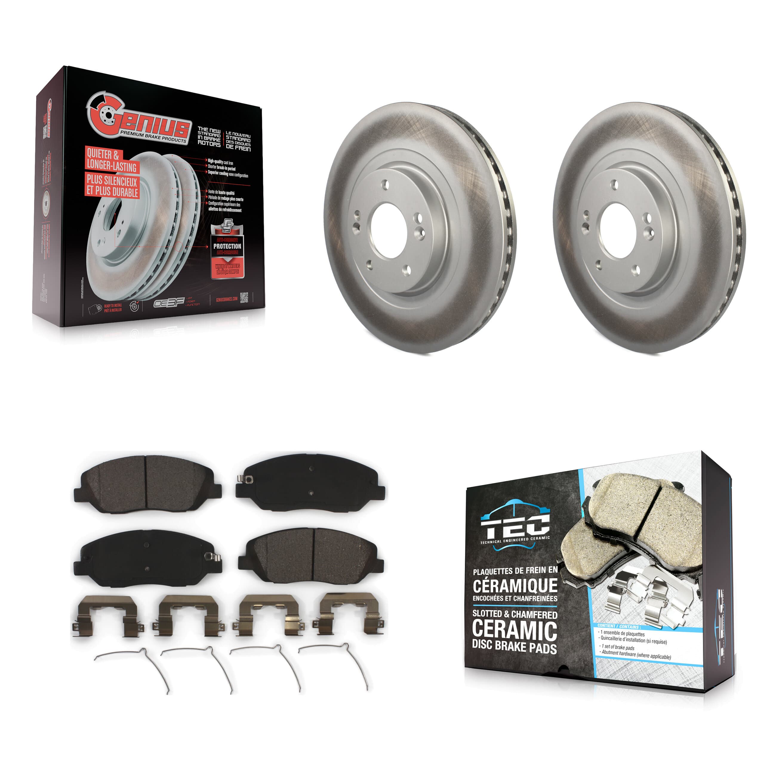 Transit Auto - KGT-100515 - Front Disc Brake Kits image 1
