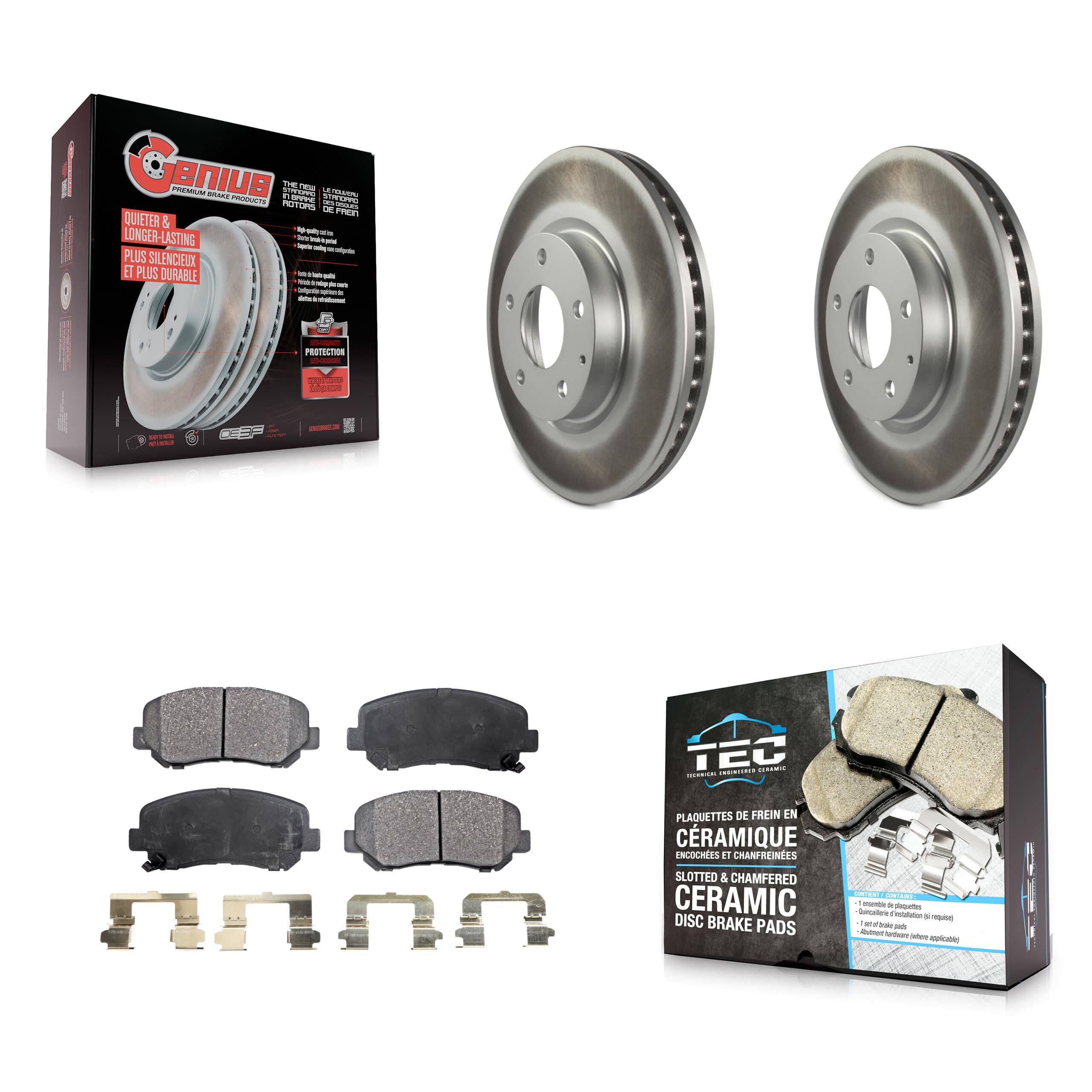 Transit Auto - KGT-100516 - Front Disc Brake Kits image 1