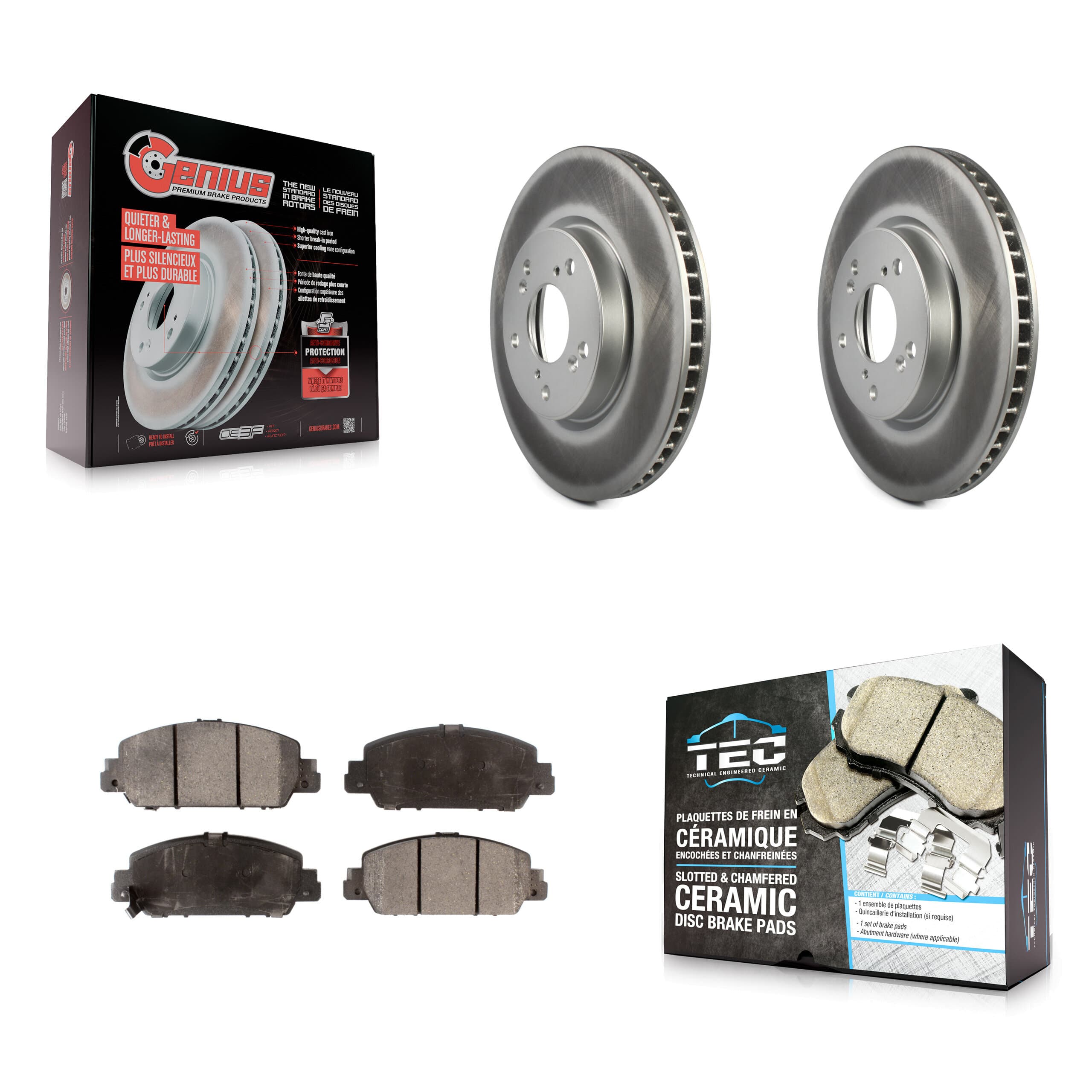 Transit Auto - KGT-100519 - Front Disc Brake Kits image 1