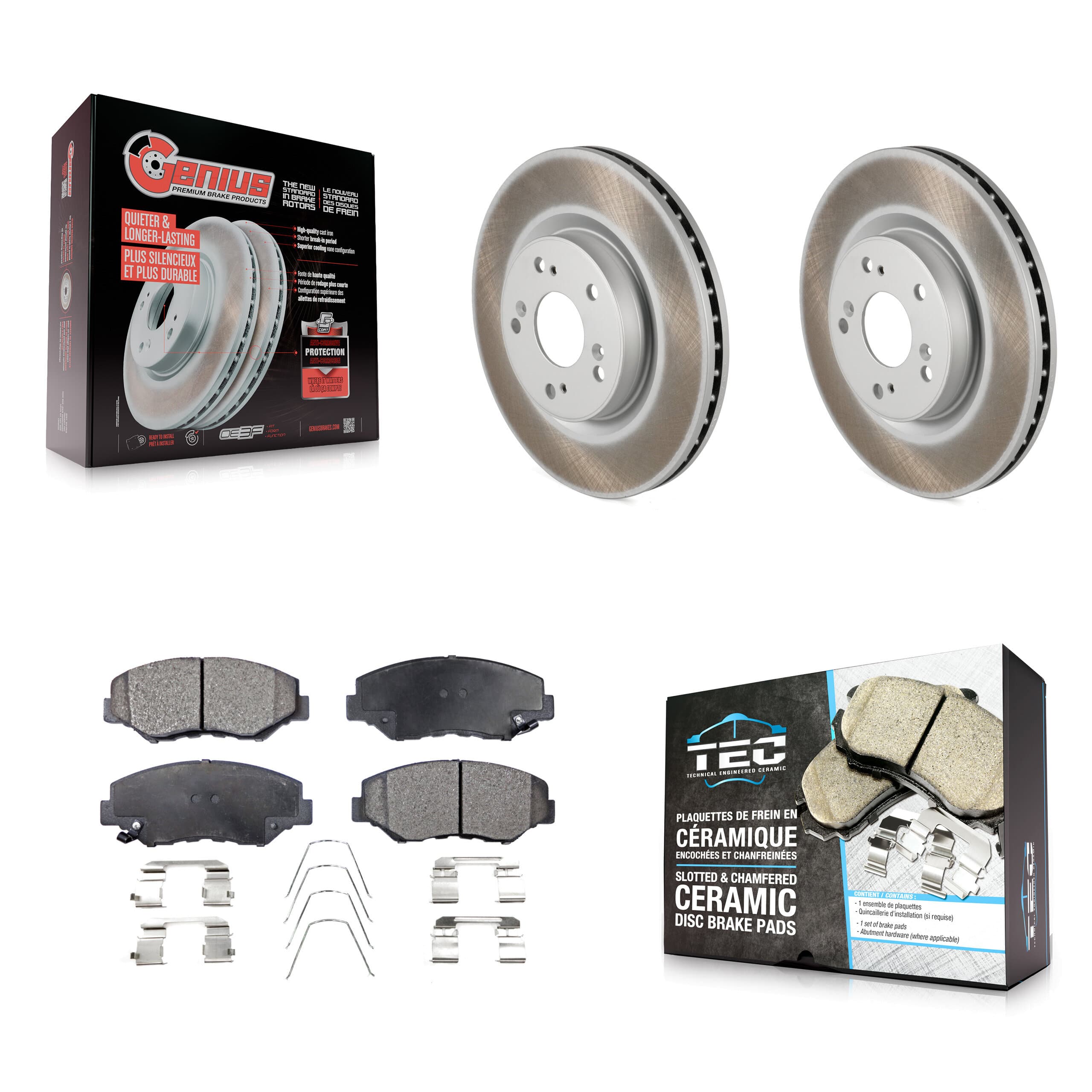 Transit Auto - KGT-100521 - Front Disc Brake Kits image 1