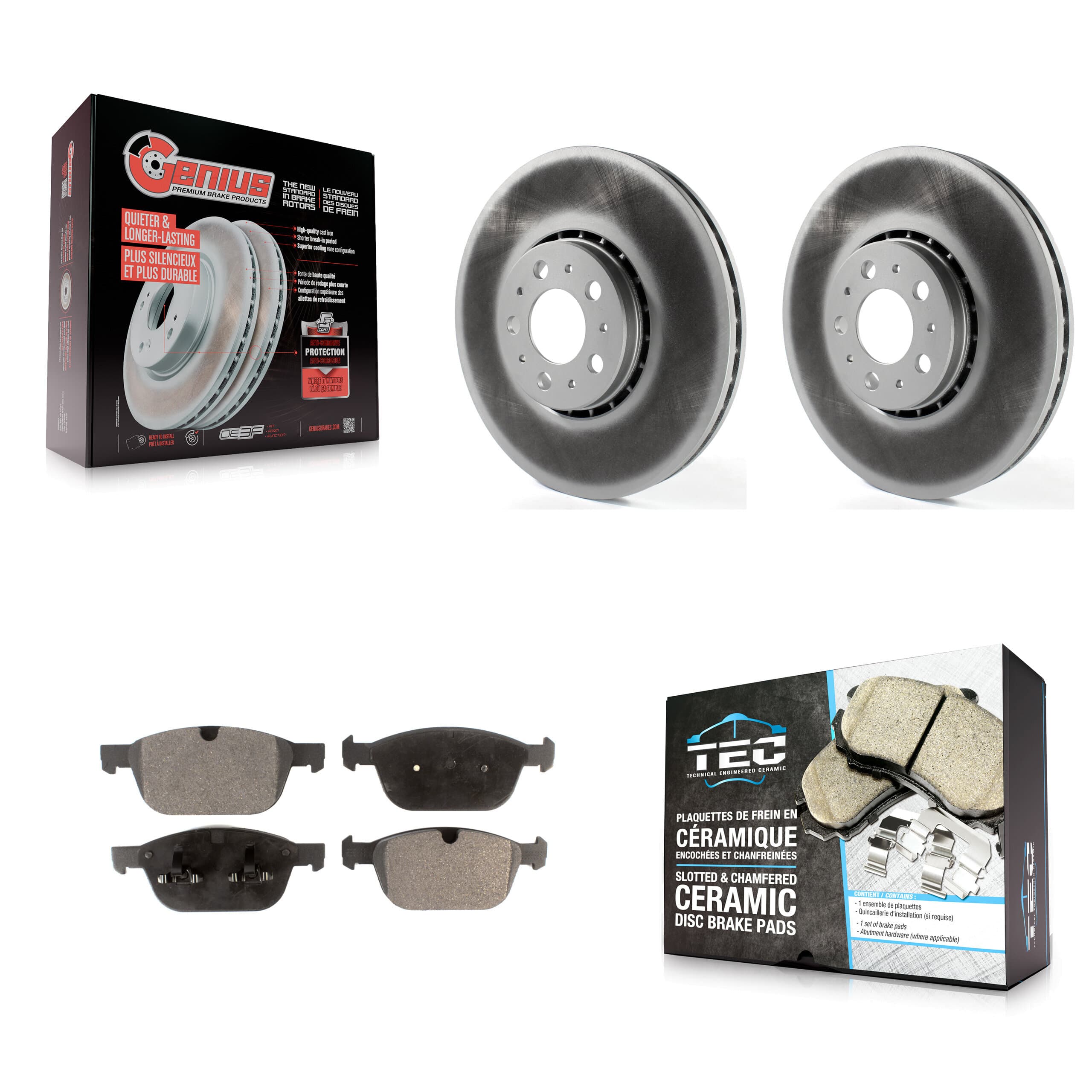Transit Auto - KGT-100522 - Front Disc Brake Kits image 1