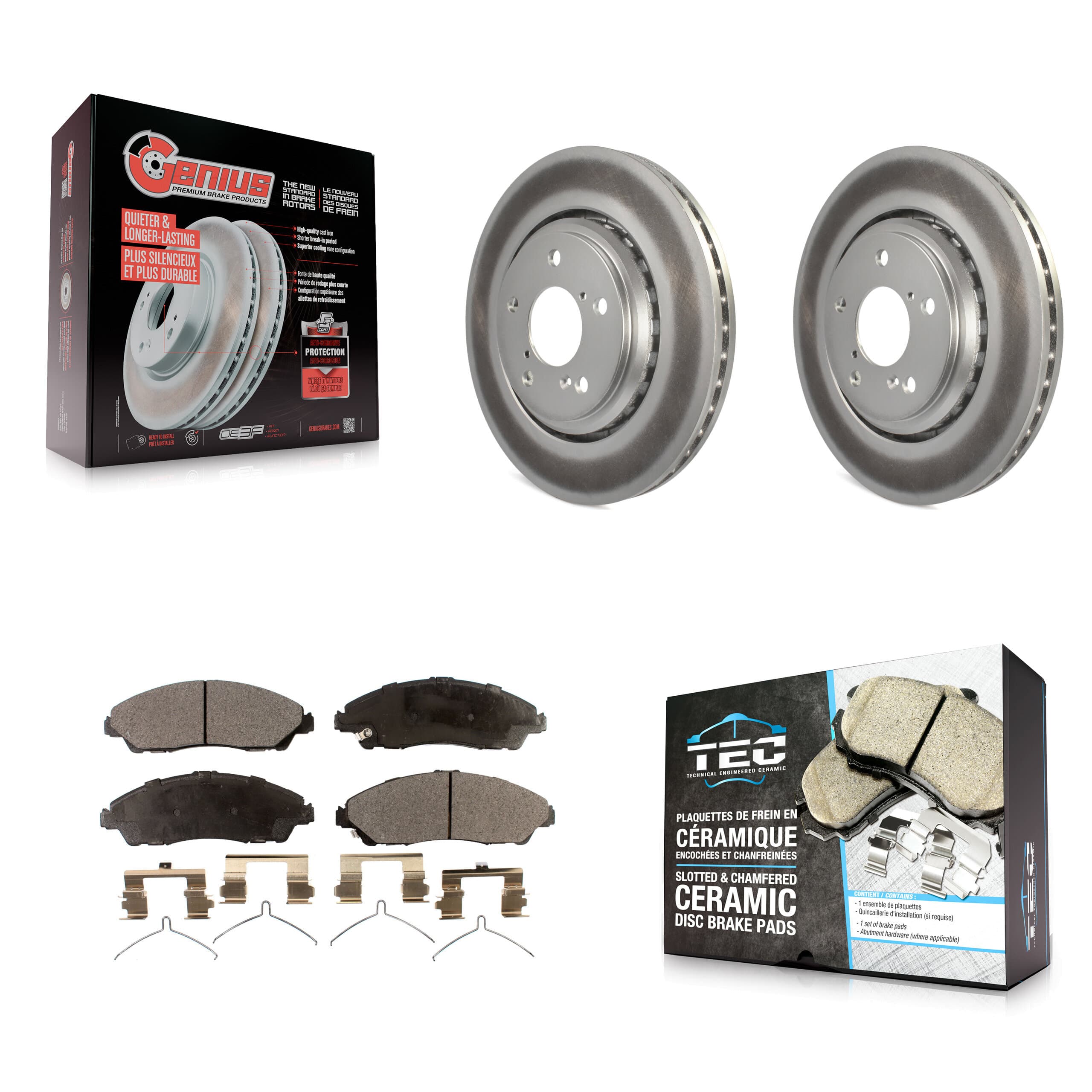 Transit Auto - KGT-100524 - Front Disc Brake Kits image 1