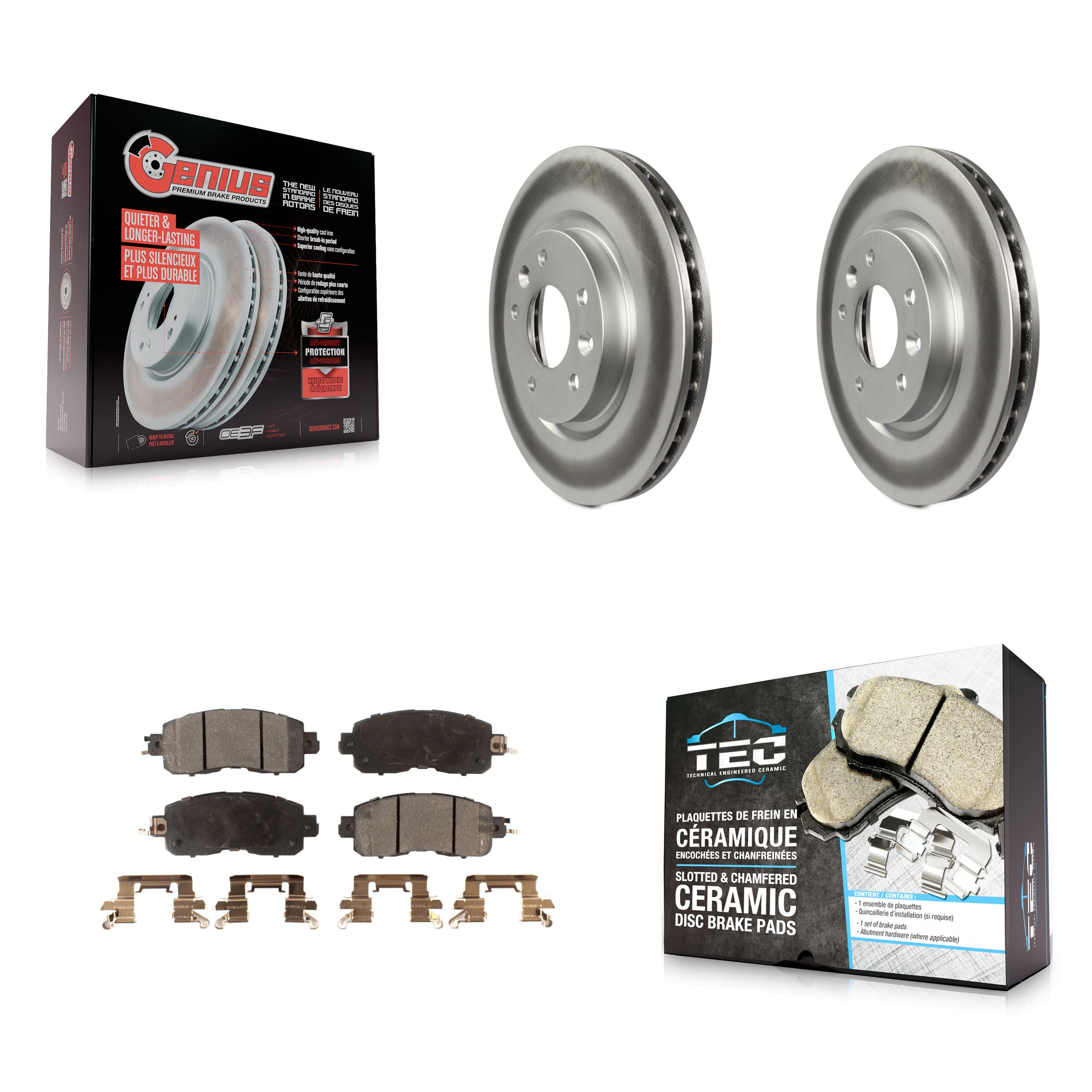 Transit Auto - KGT-100539 - Front Disc Brake Kits image 1