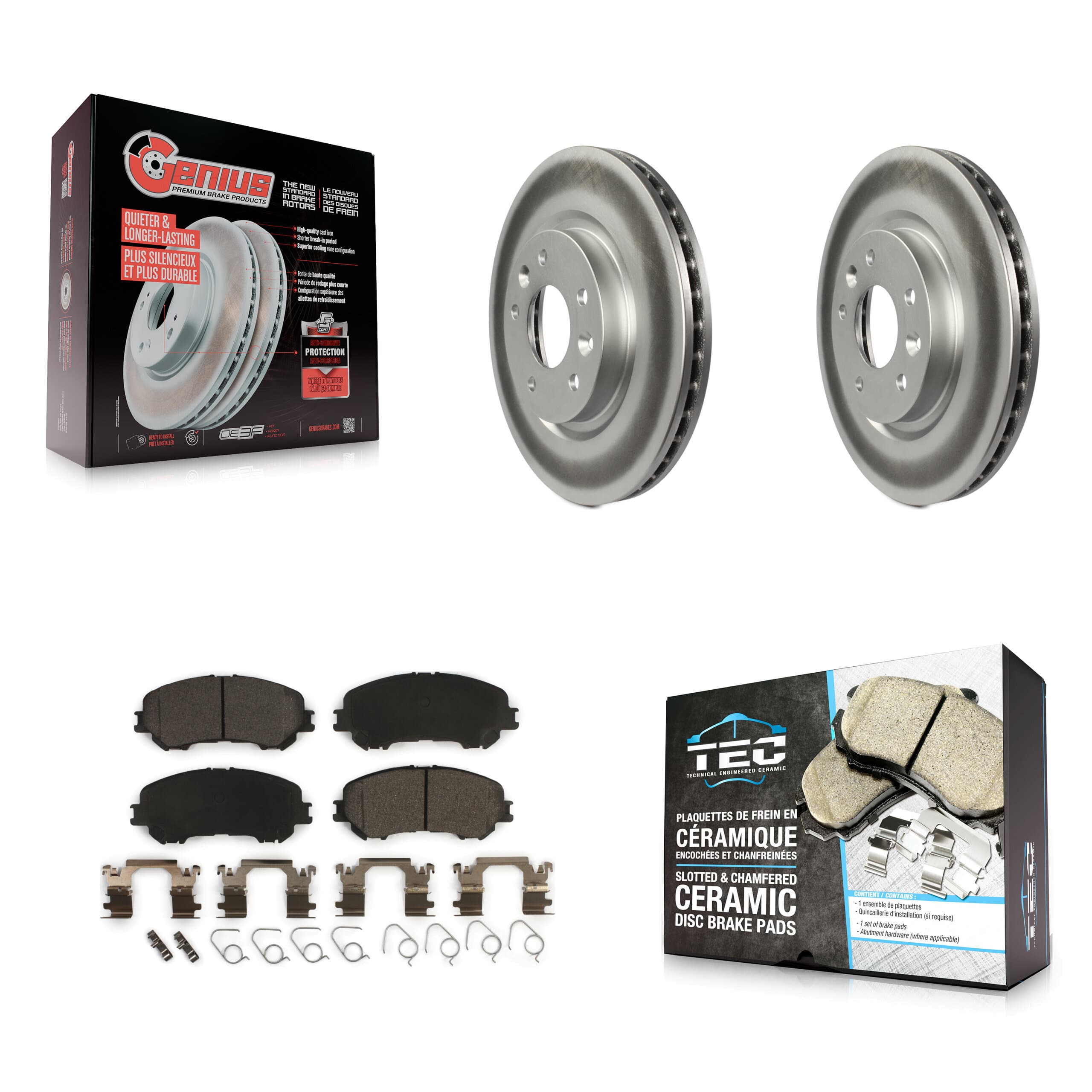 Transit Auto - KGT-100540 - Front Disc Brake Kits image 1