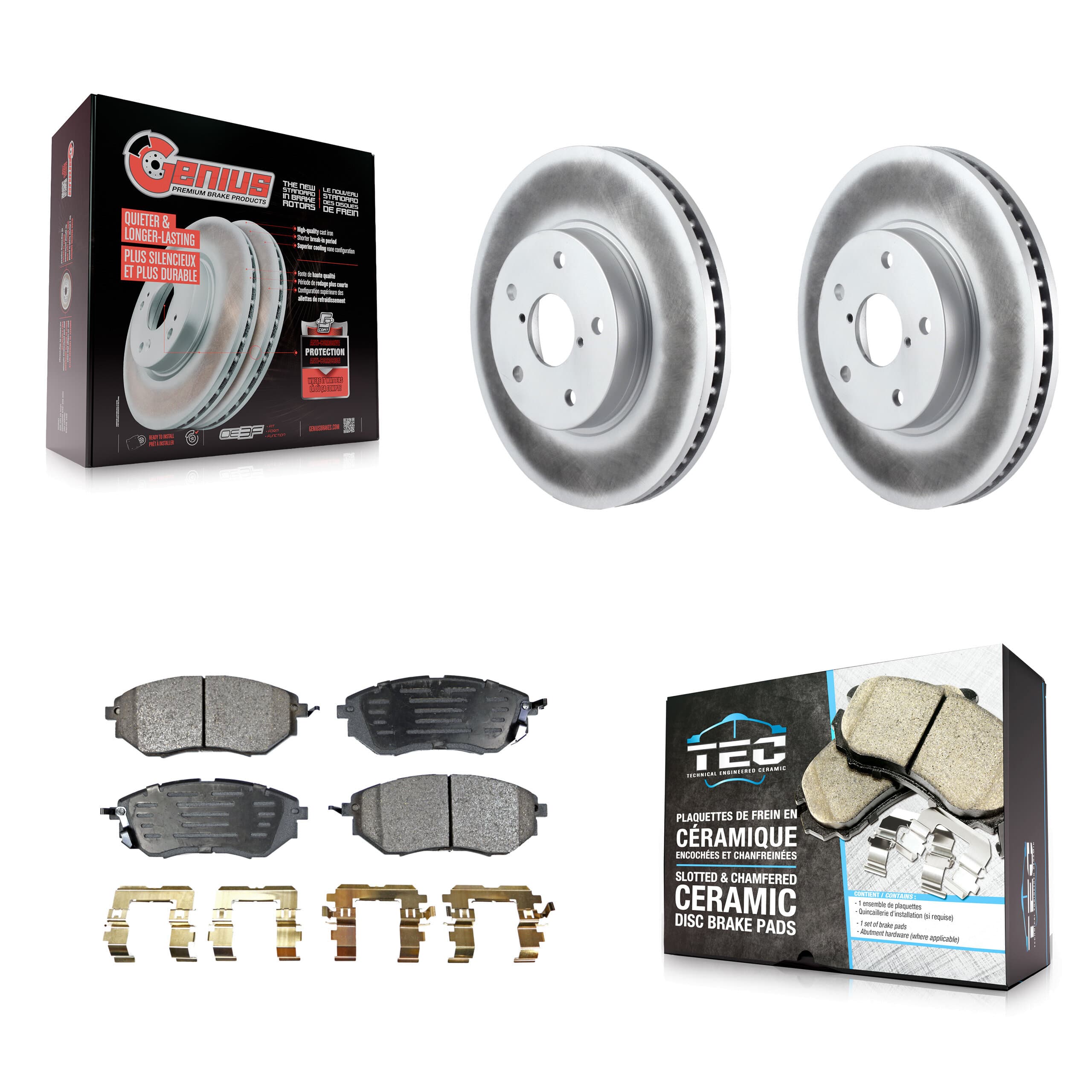 Transit Auto - KGT-100547 - Front Disc Brake Kits image 1