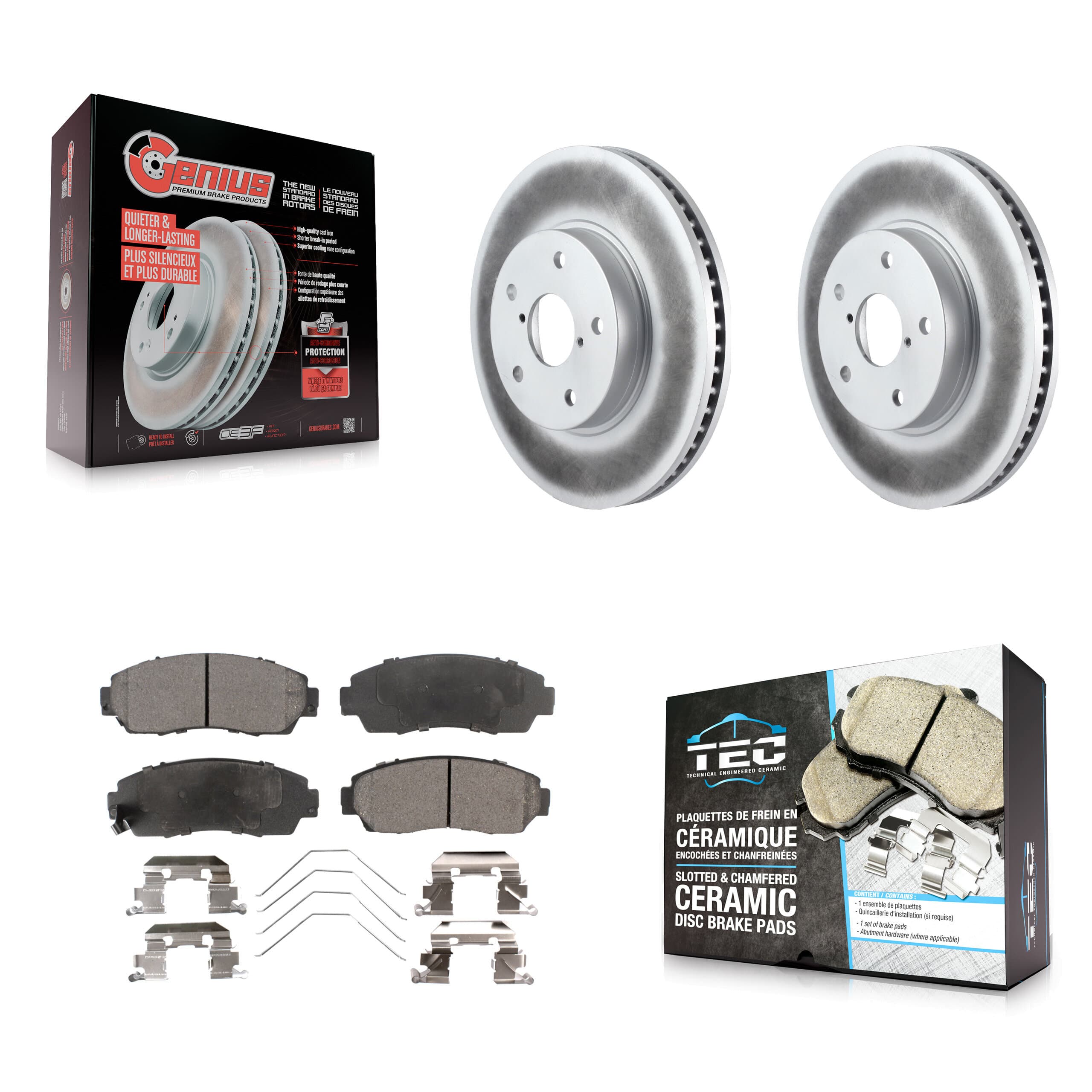 Transit Auto - KGT-100548 - Front Disc Brake Kits image 1