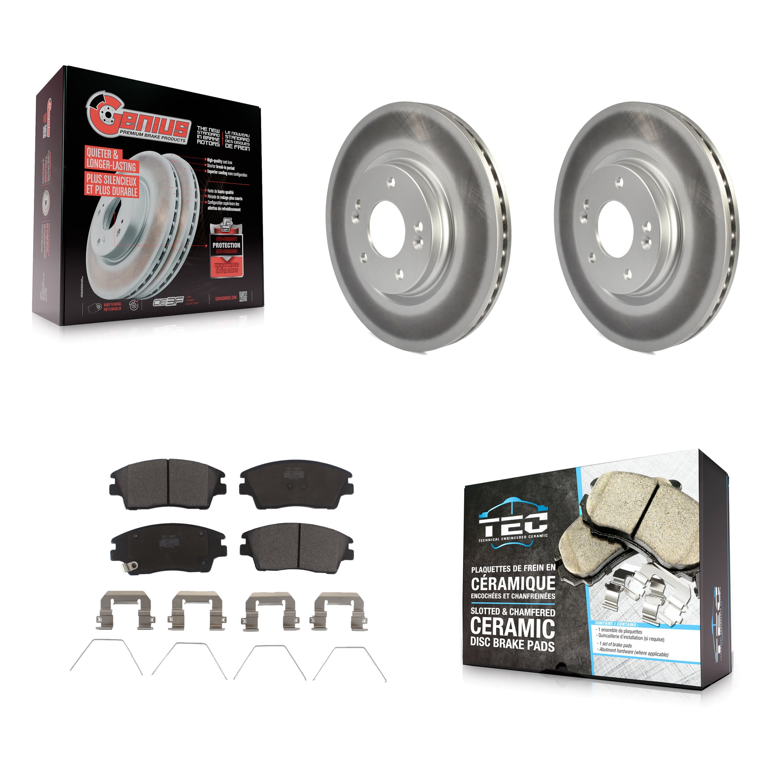Transit Auto - KGT-100551 - Front Disc Brake Kits image 1
