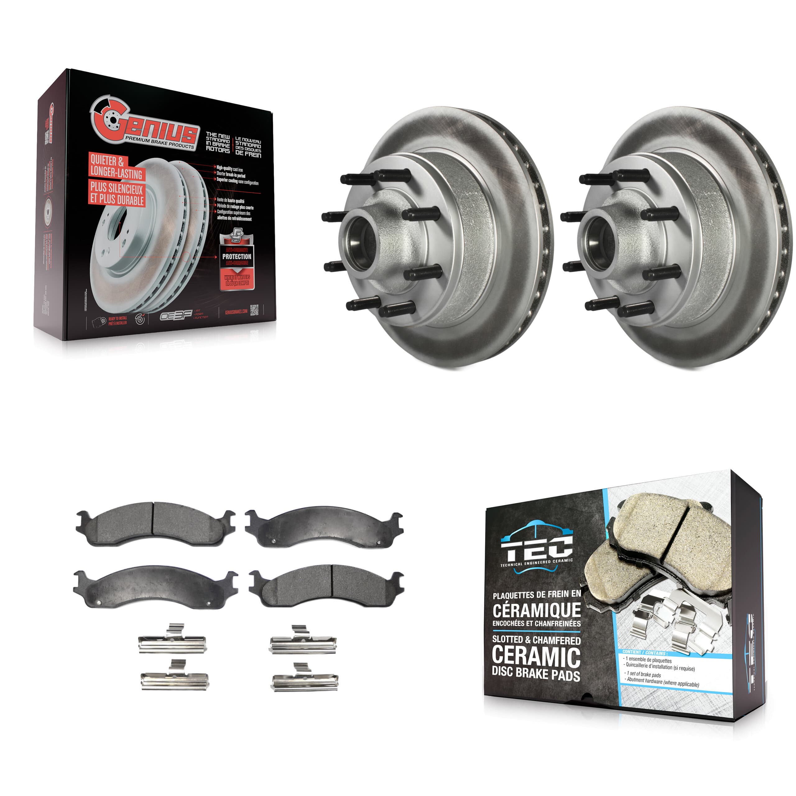 Transit Auto - KGT-100570 - Front Disc Brake Kits image 1
