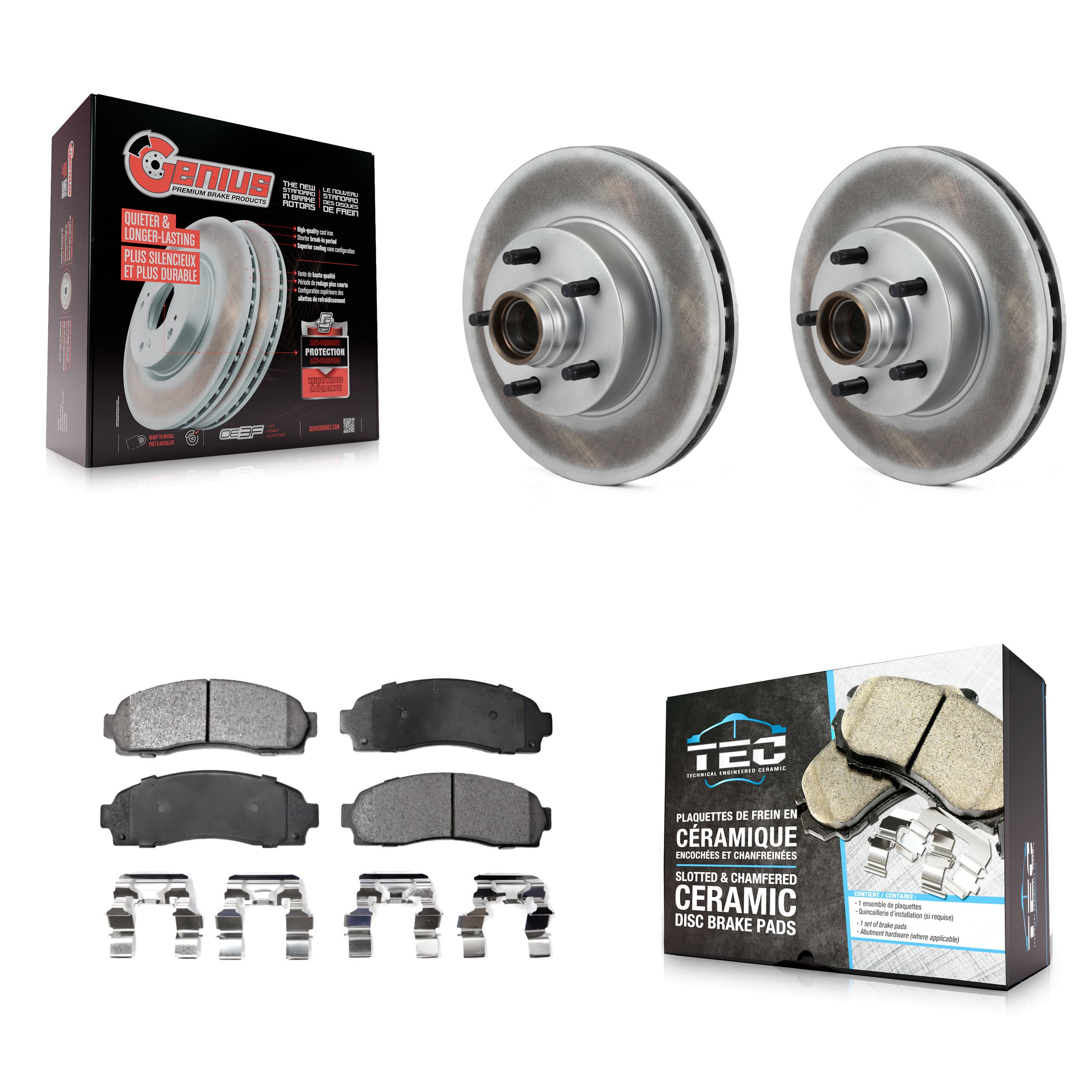 Transit Auto - KGT-100582 - Front Disc Brake Kits image 1