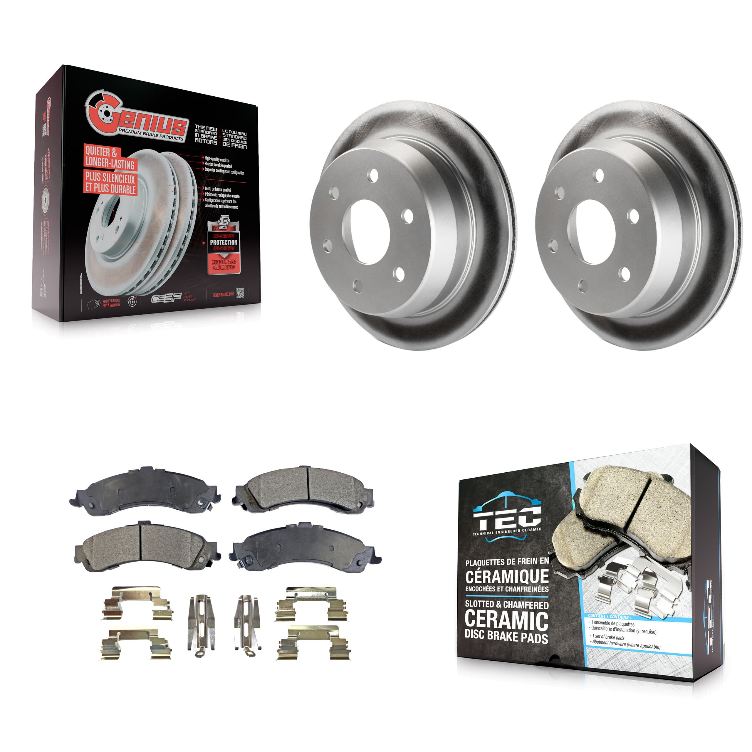 Transit Auto - KGT-101281 - Rear Disc Brake Kits image 1