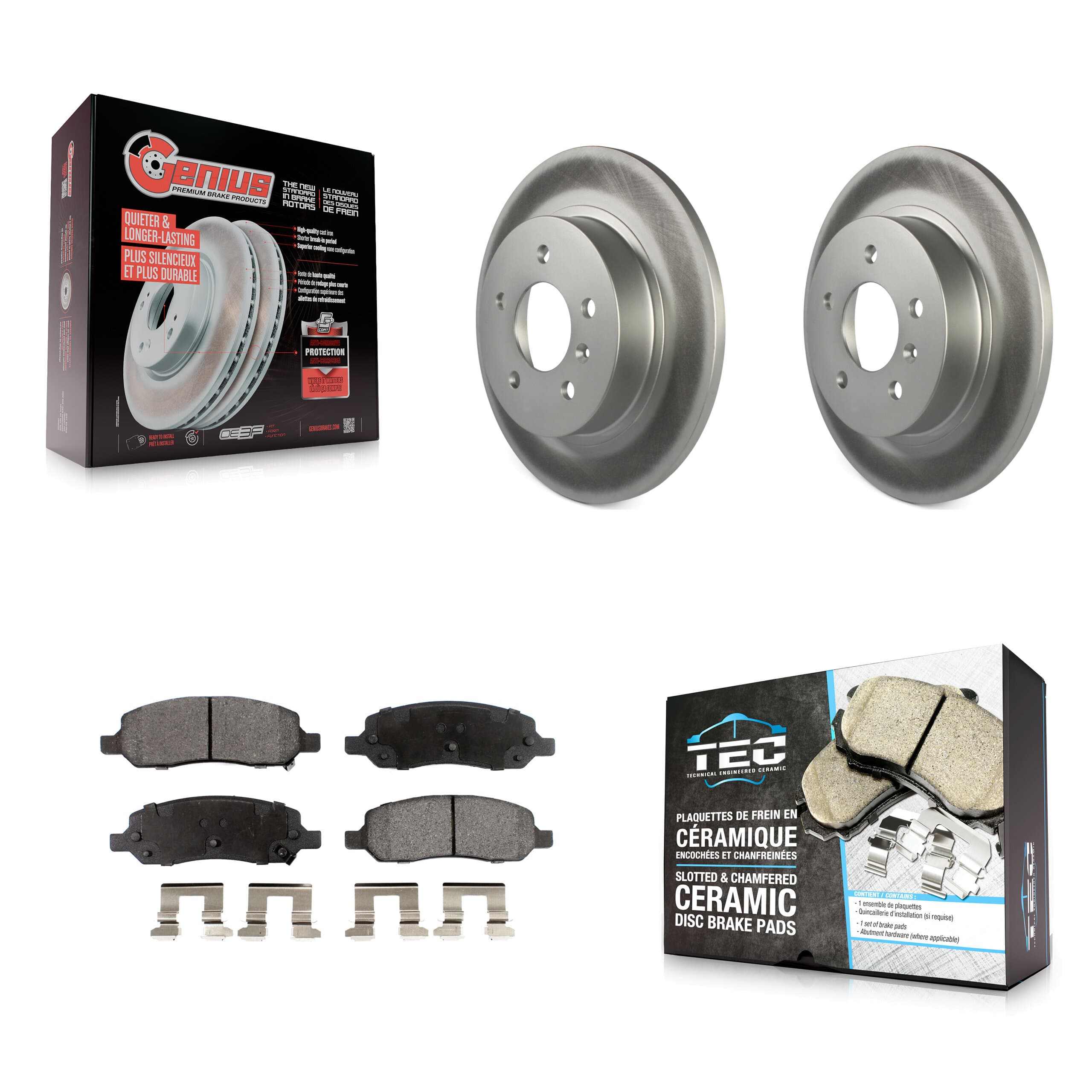 Transit Auto - KGT-101307 - Rear Disc Brake Kits image 1