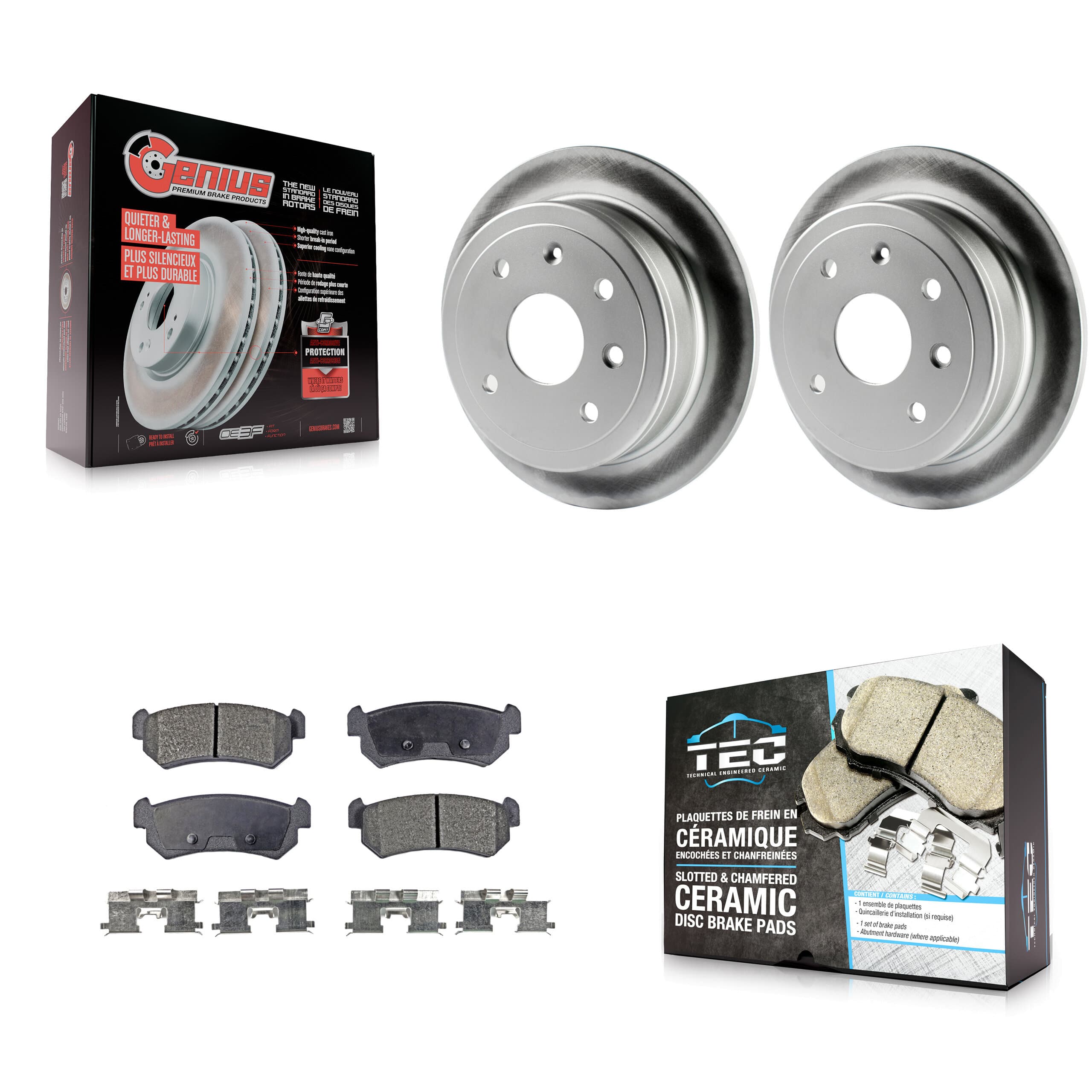 Transit Auto - KGT-101308 - Rear Disc Brake Kits image 1