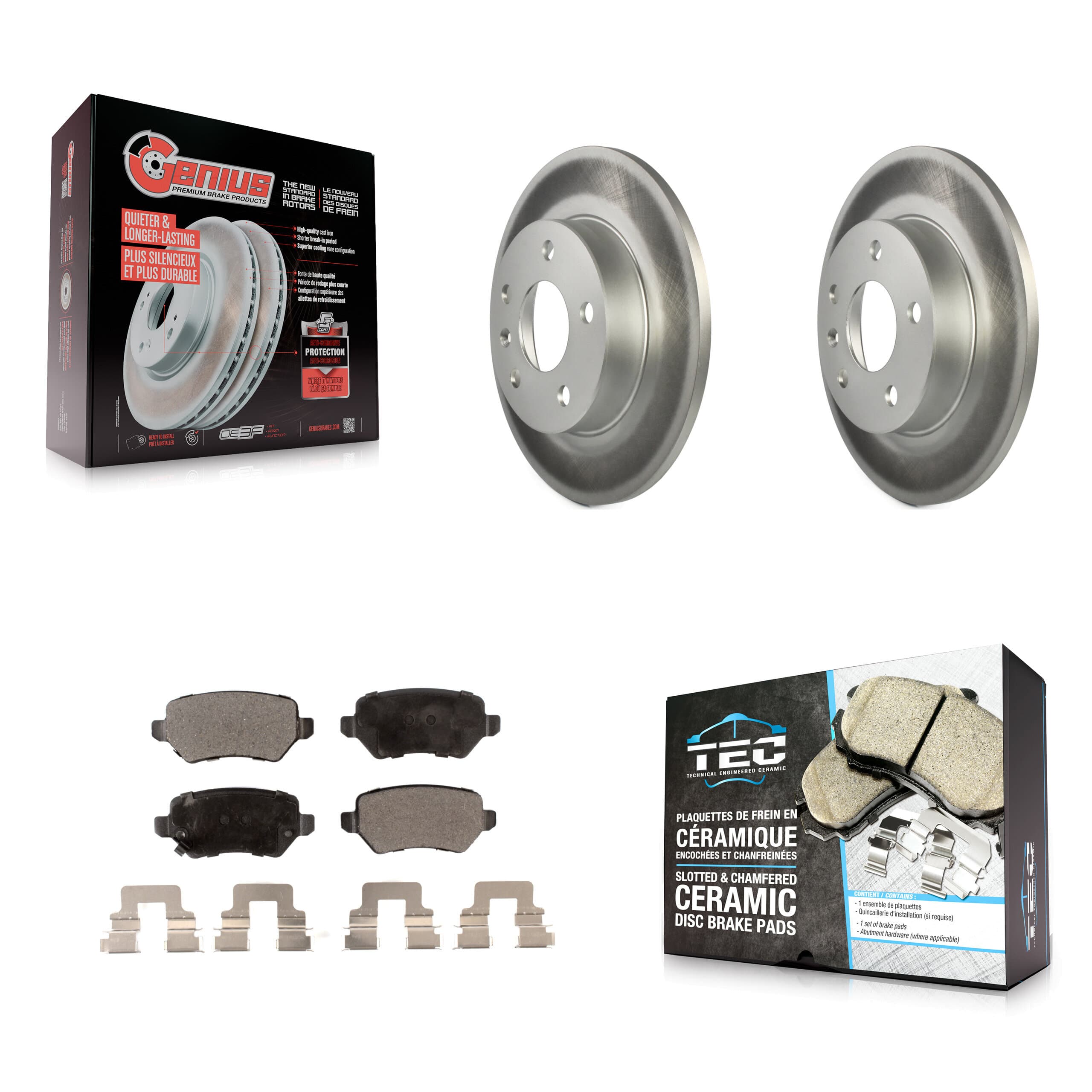 Transit Auto - KGT-101314 - Rear Disc Brake Kits image 1