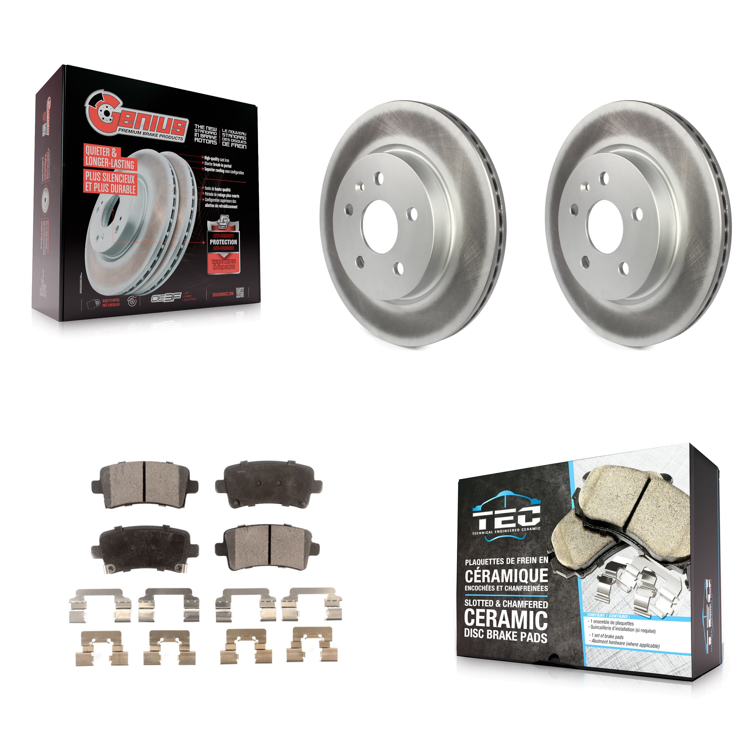 Transit Auto - KGT-101325 - Rear Disc Brake Kits image 1