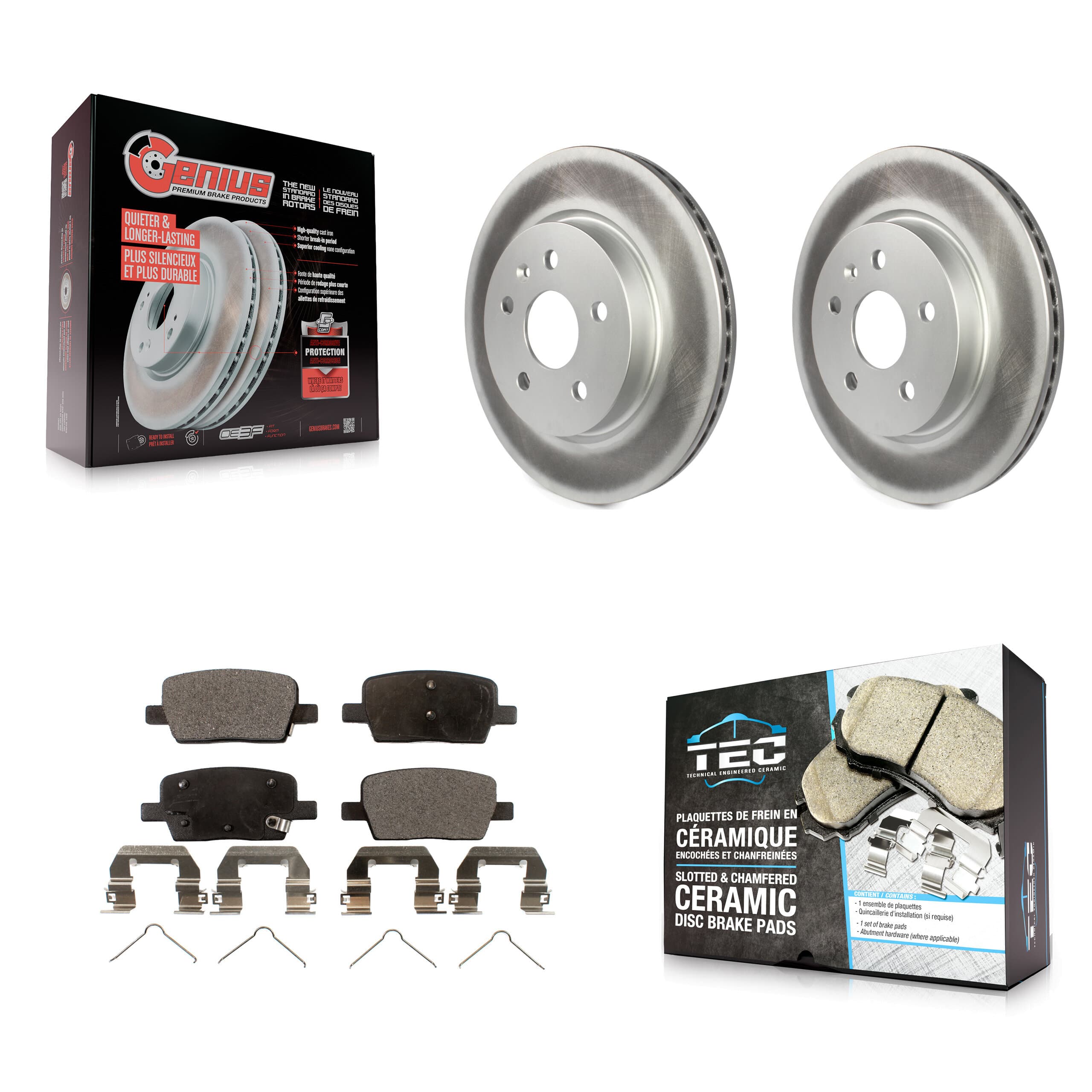 Transit Auto - KGT-101326 - Rear Disc Brake Kits image 1