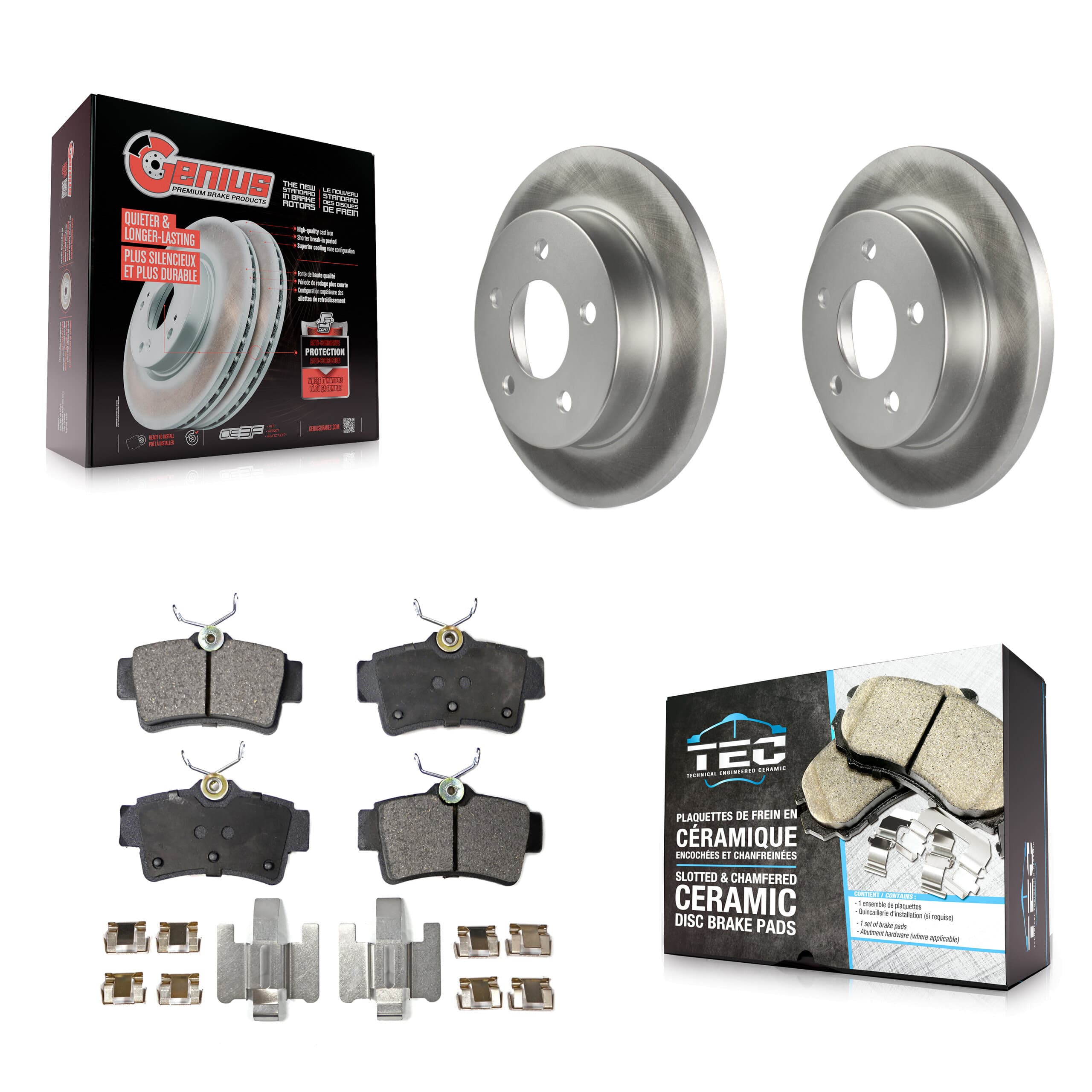 Transit Auto - KGT-101337 - Rear Disc Brake Kits image 1