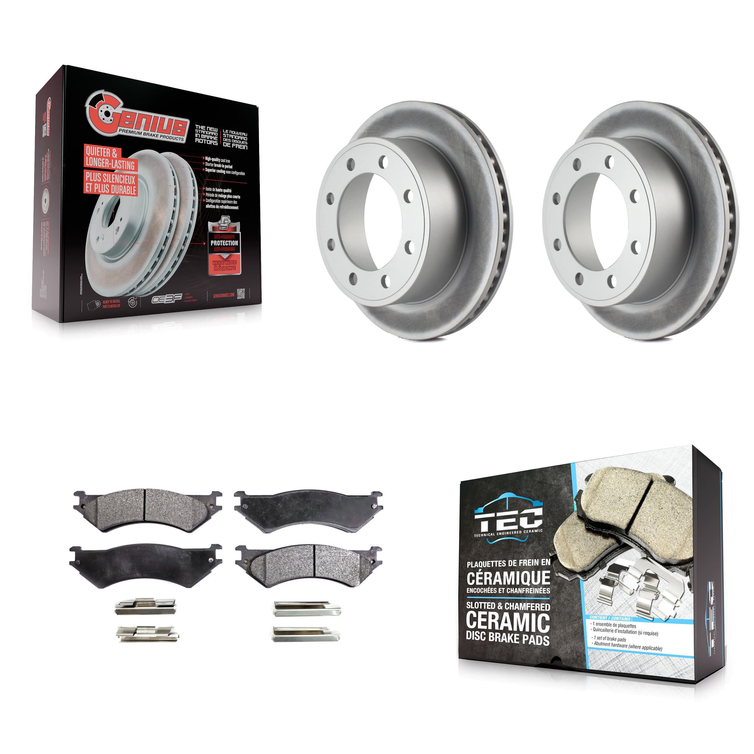 Transit Auto - KGT-101342 - Rear Disc Brake Kits image 1