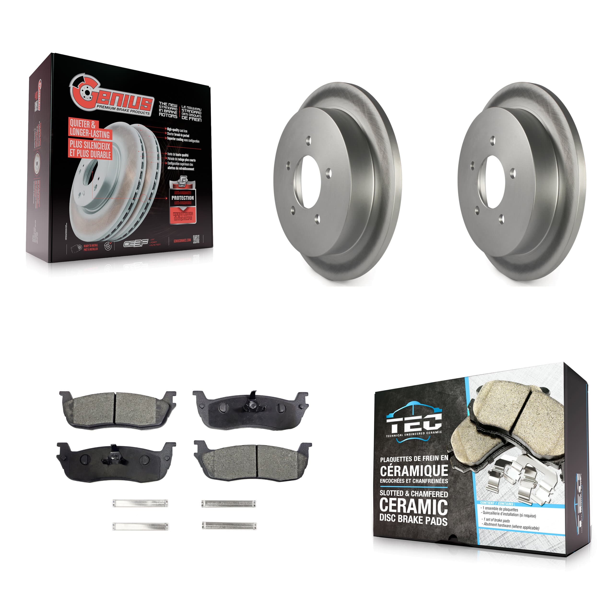 Transit Auto - KGT-101344 - Rear Disc Brake Kits image 1