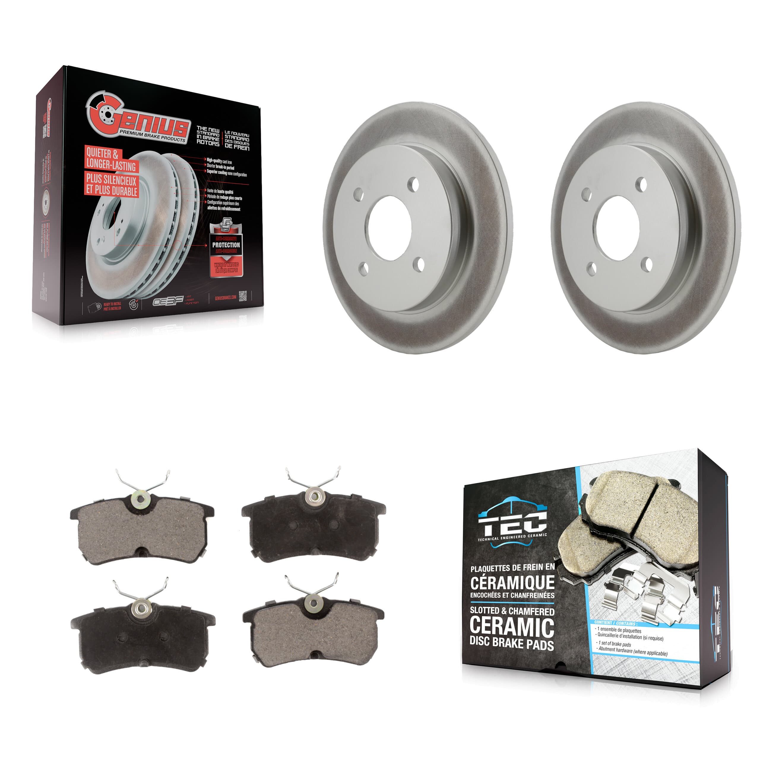 Transit Auto - KGT-101347 - Rear Disc Brake Kits image 1