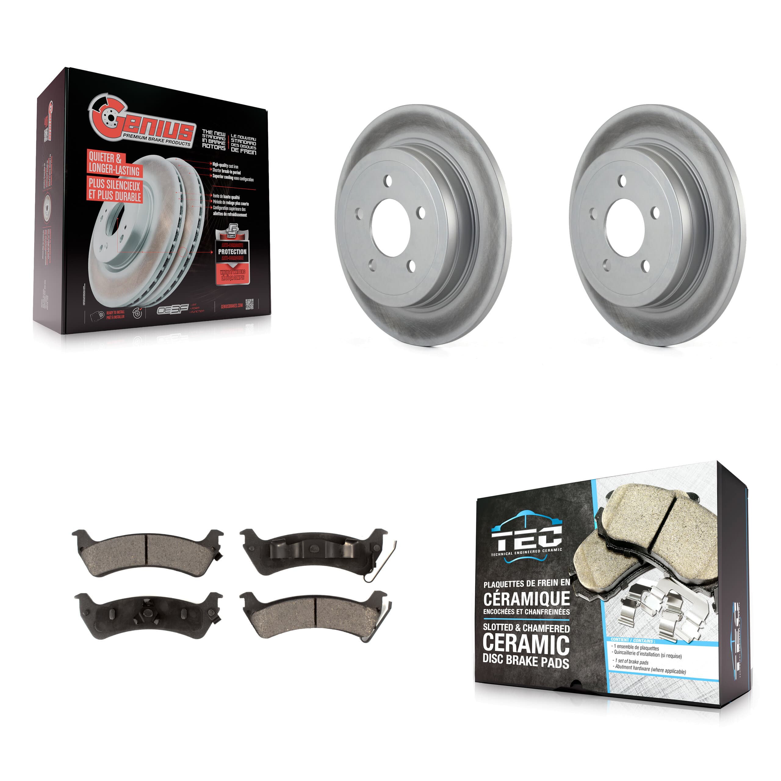 Transit Auto - KGT-101350 - Rear Disc Brake Kits image 1