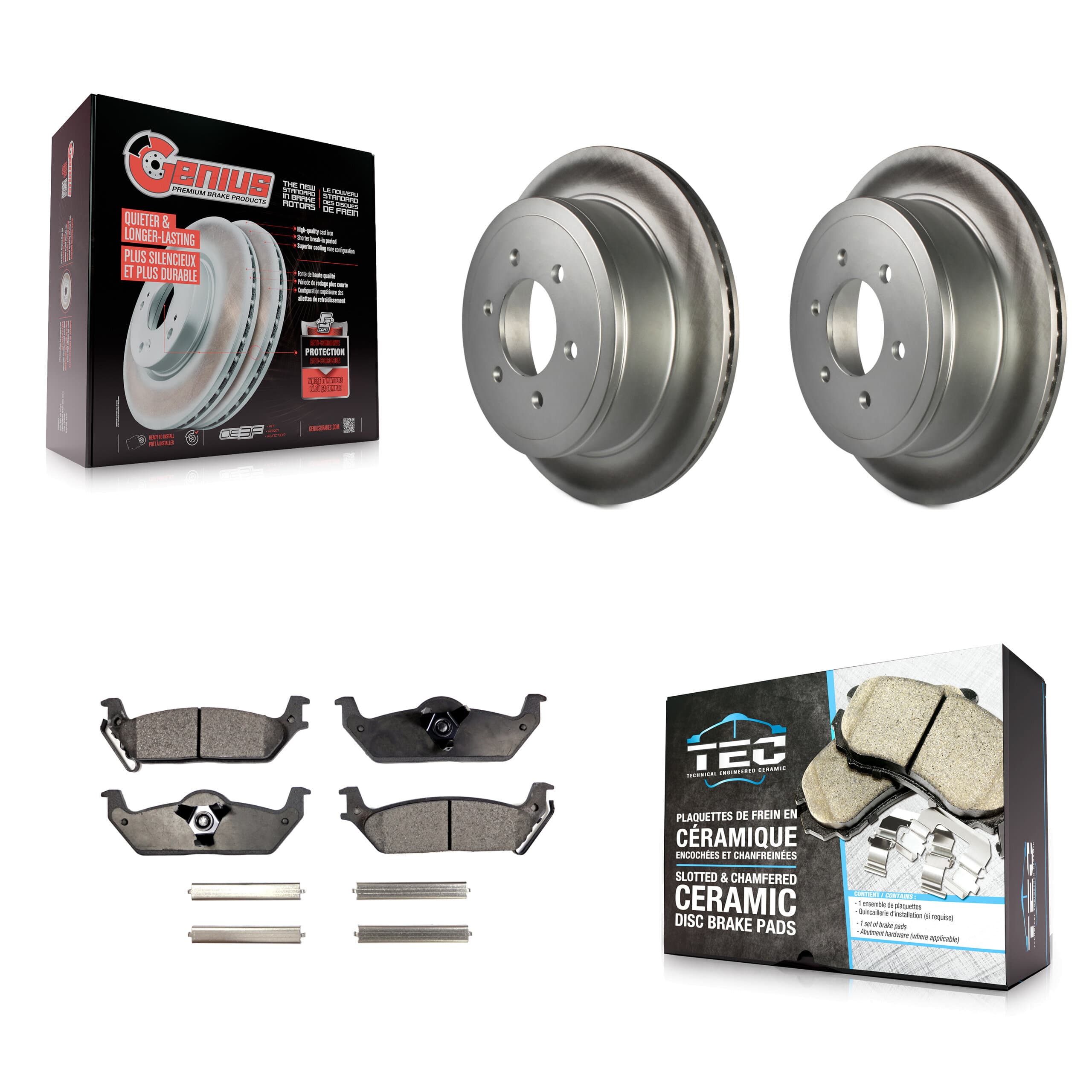 Transit Auto - KGT-101351 - Rear Disc Brake Kits image 1