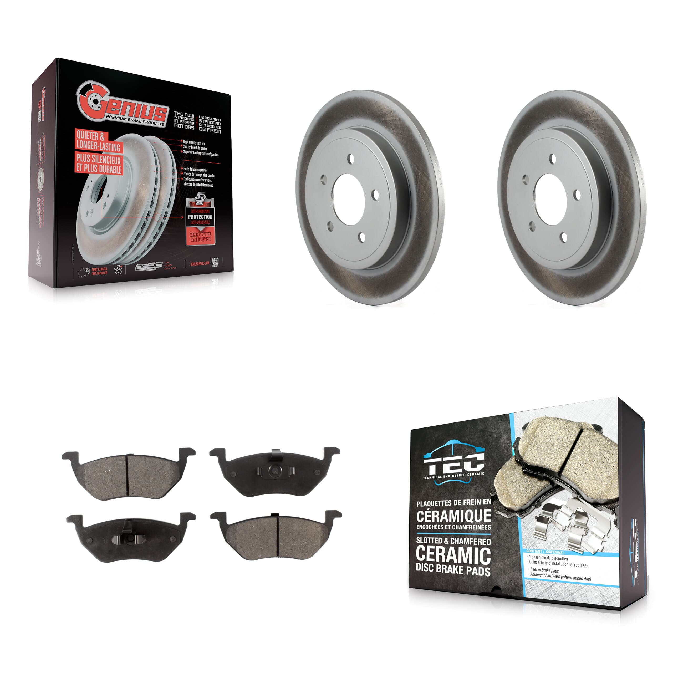 Transit Auto - KGT-101354 - Rear Disc Brake Kits image 1