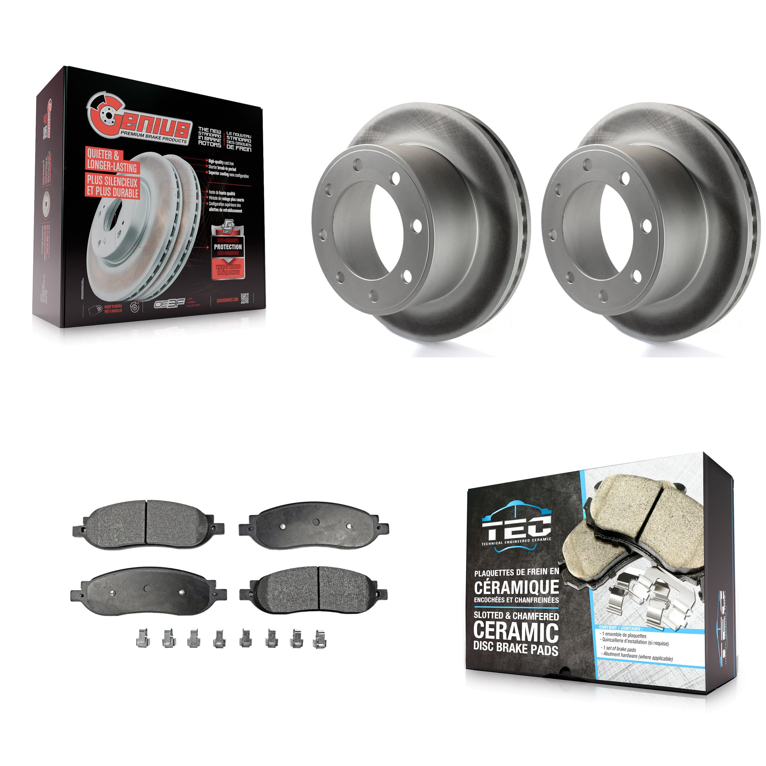 Transit Auto - KGT-101365 - Rear Disc Brake Kits image 1
