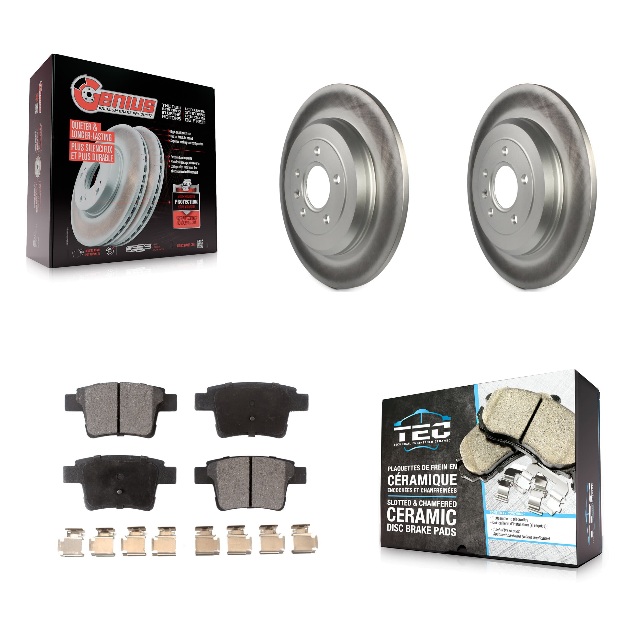 Transit Auto - KGT-101370 - Rear Disc Brake Kits image 1