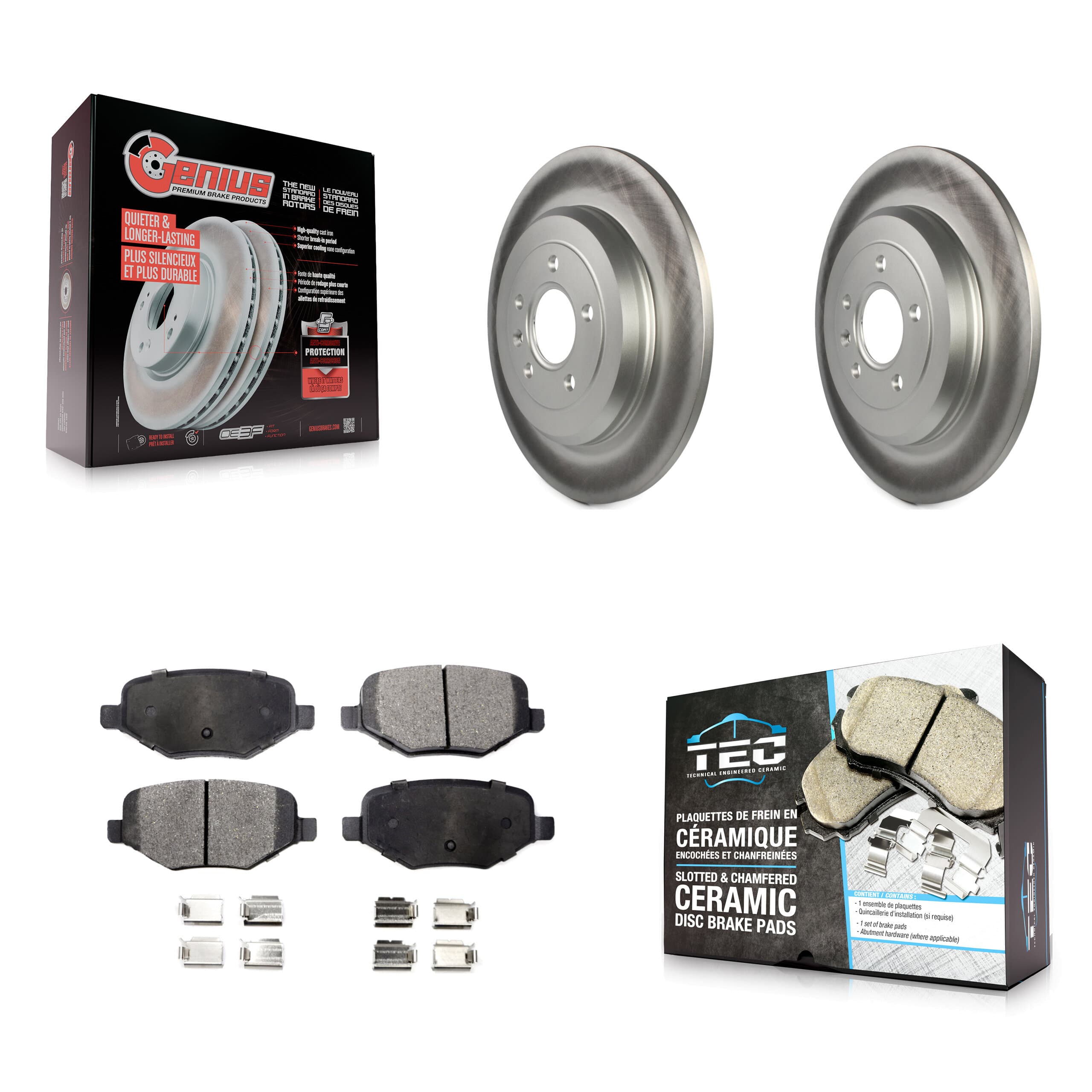 Transit Auto - KGT-101371 - Rear Disc Brake Kits image 1