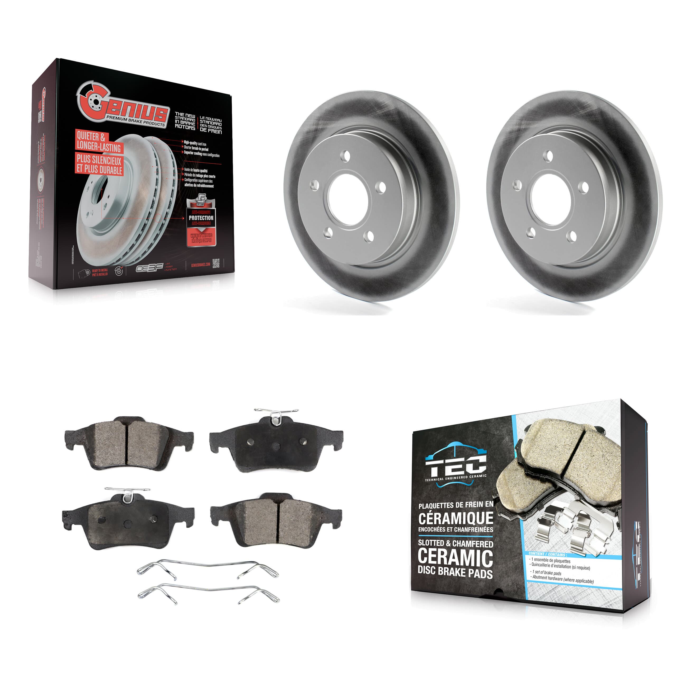 Transit Auto - KGT-101374 - Rear Disc Brake Kits image 1