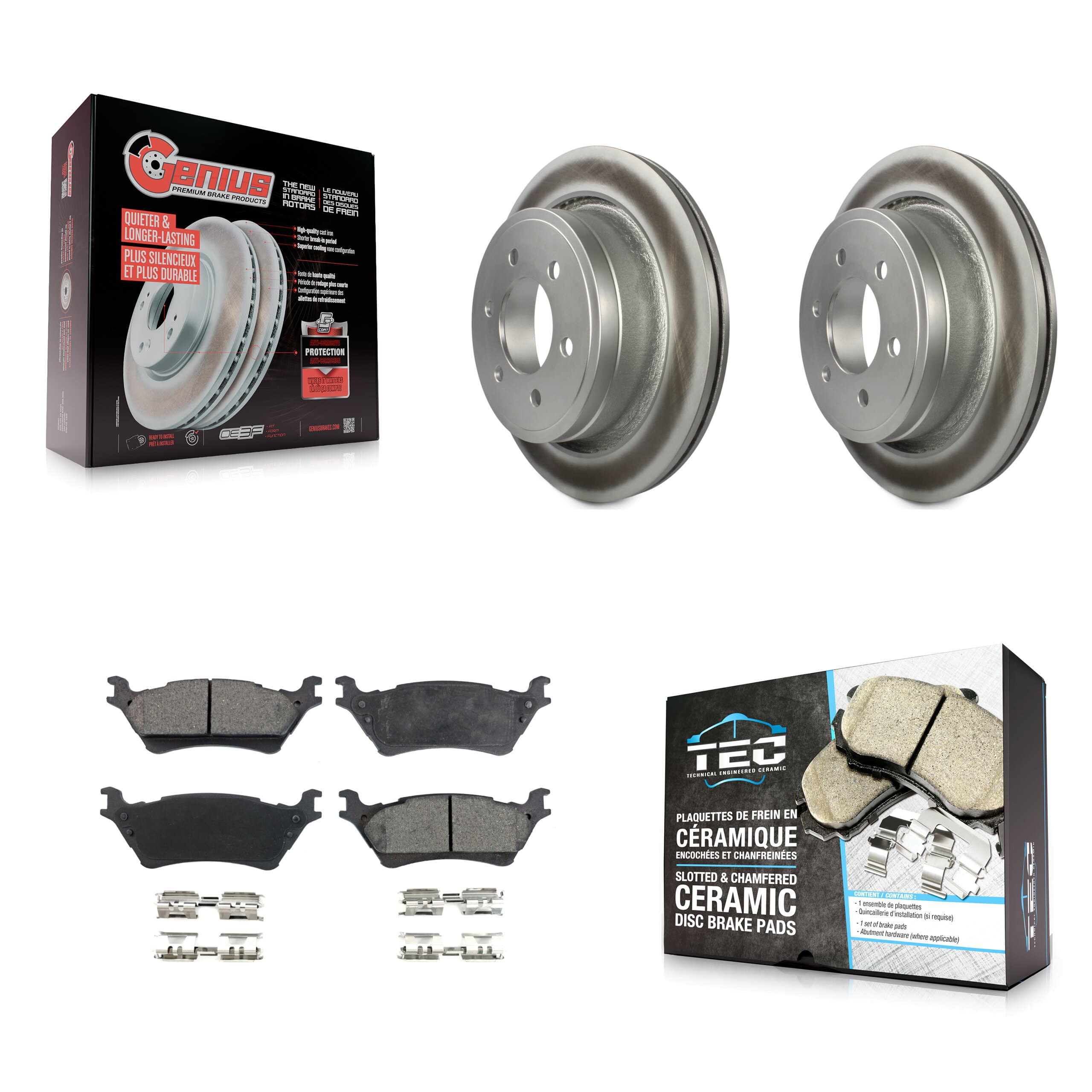 Transit Auto - KGT-101375 - Rear Disc Brake Kits image 1