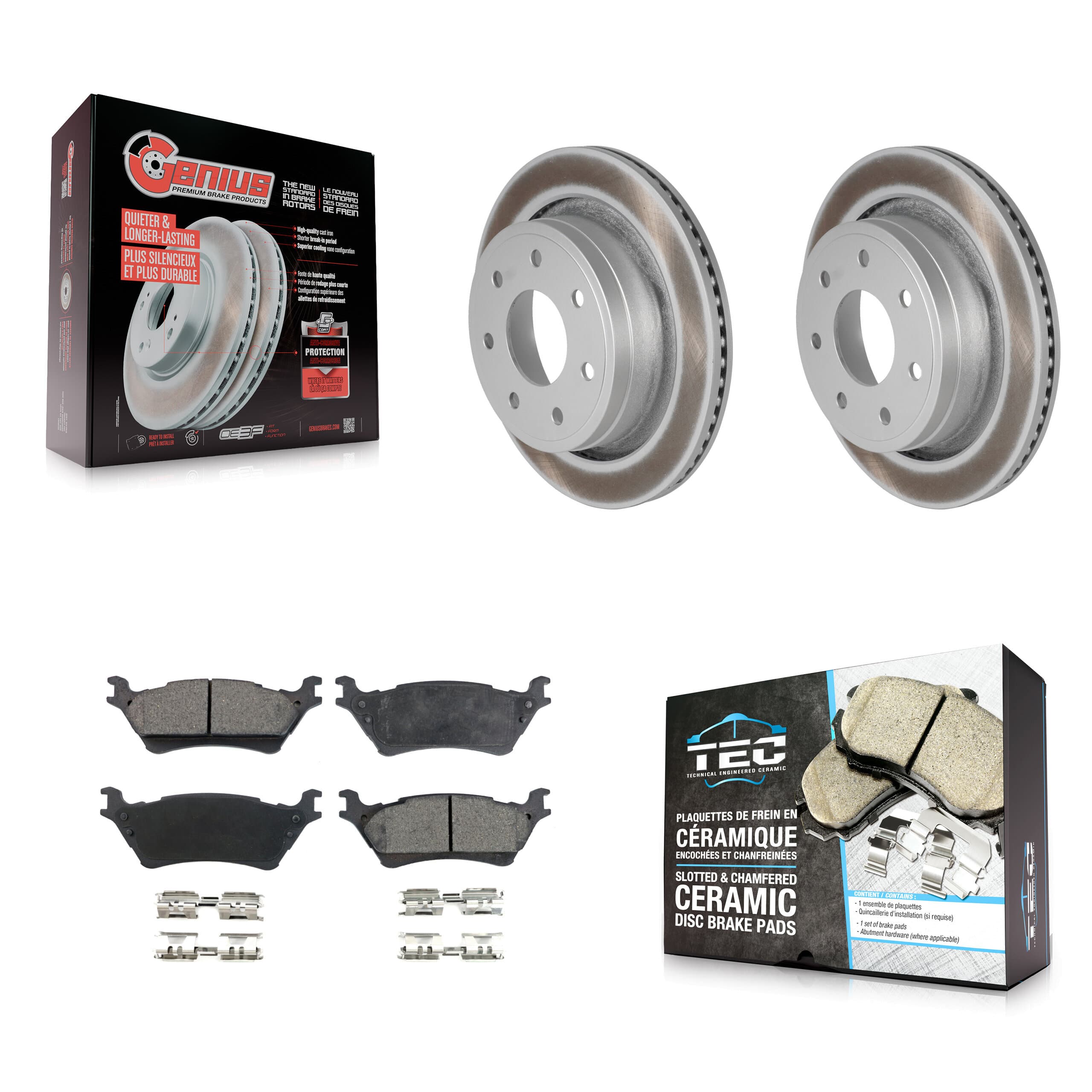 Transit Auto - KGT-101376 - Rear Disc Brake Kits image 1