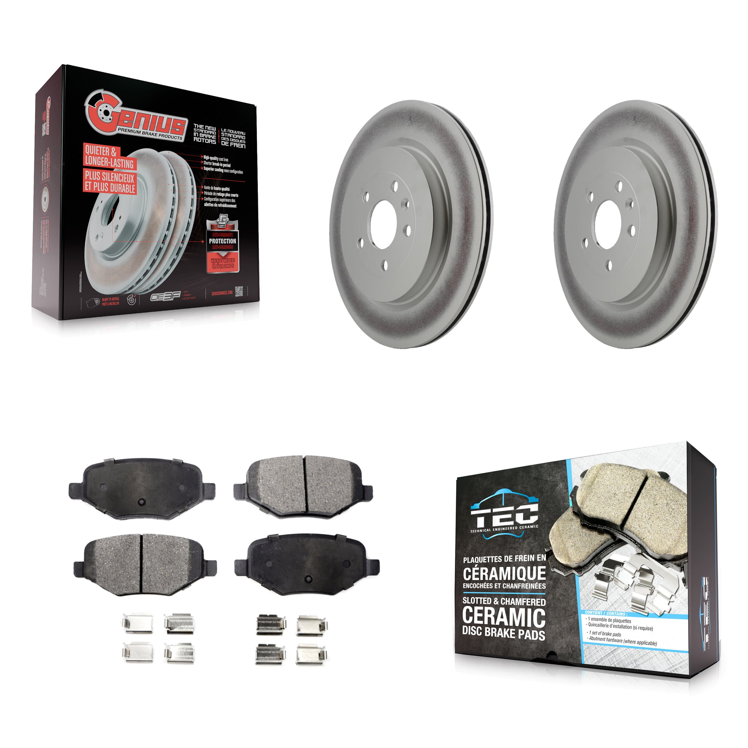 Transit Auto - KGT-101377 - Rear Disc Brake Kits image 1
