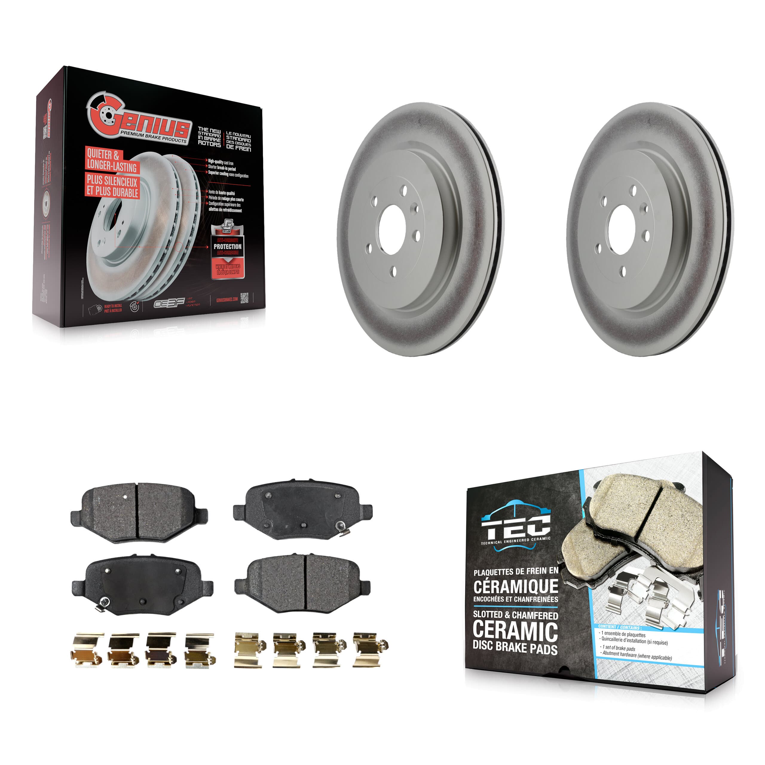 Transit Auto - KGT-101378 - Rear Disc Brake Kits image 1
