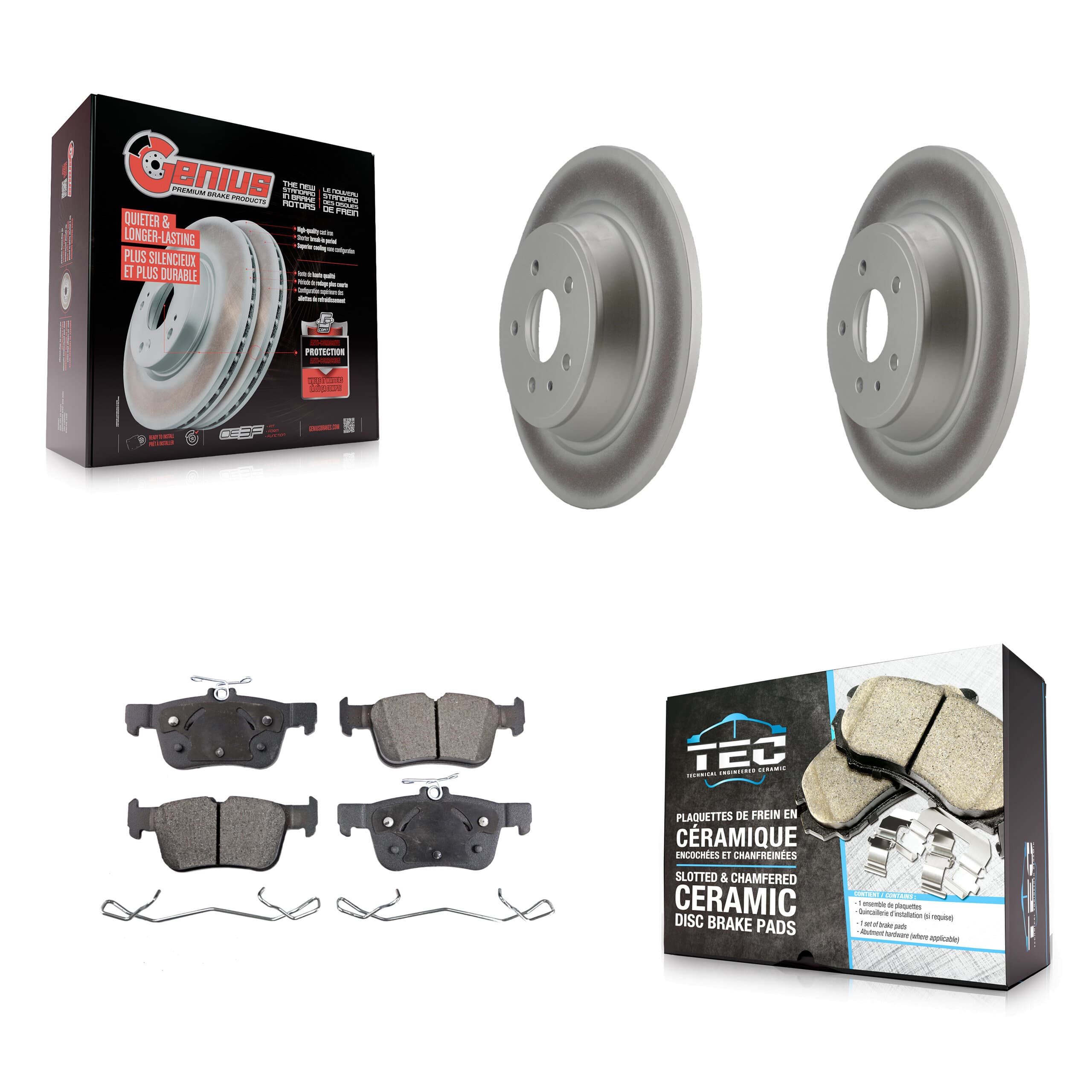Transit Auto - KGT-101381 - Rear Disc Brake Kits image 1