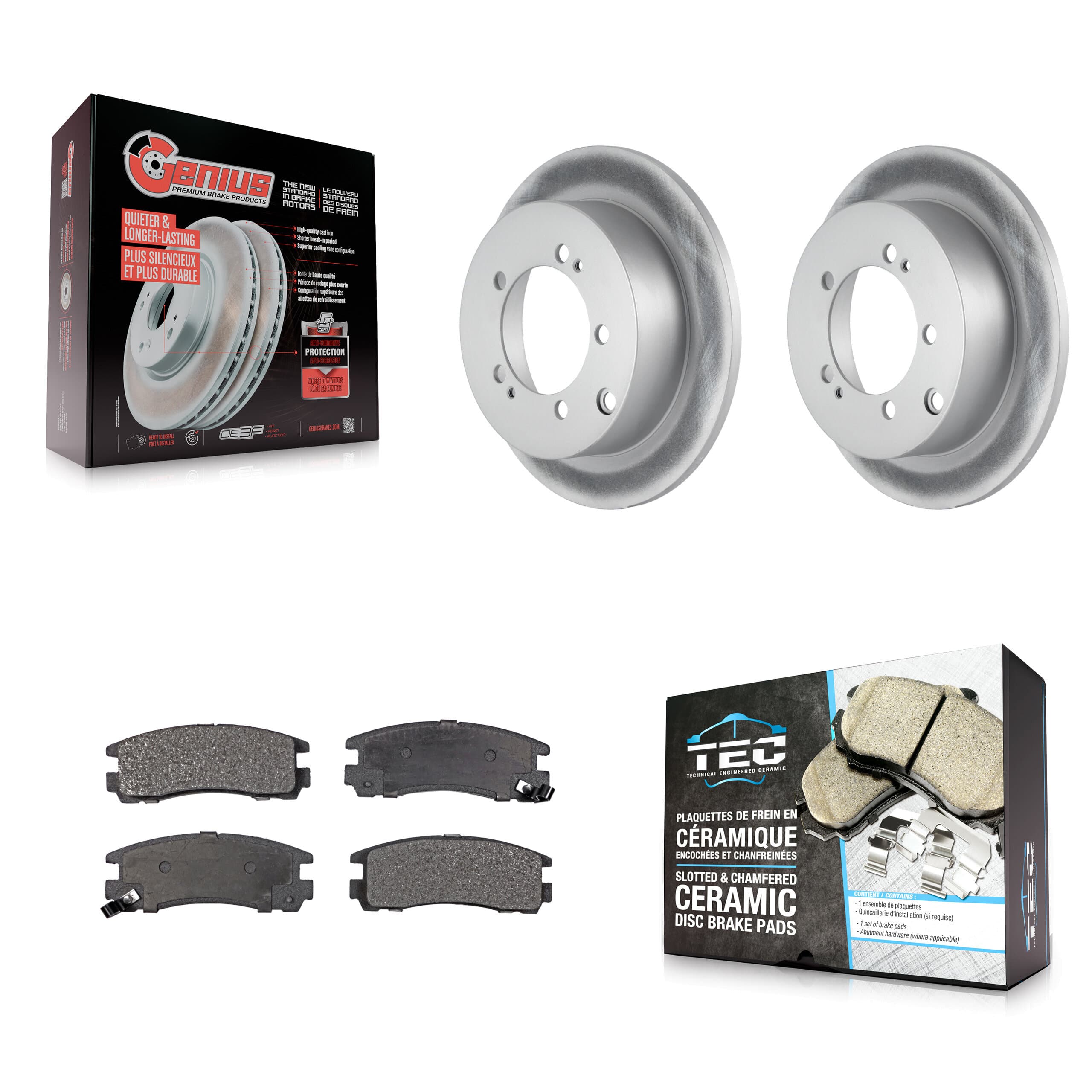 Transit Auto - KGT-101389 - Rear Disc Brake Kits image 1