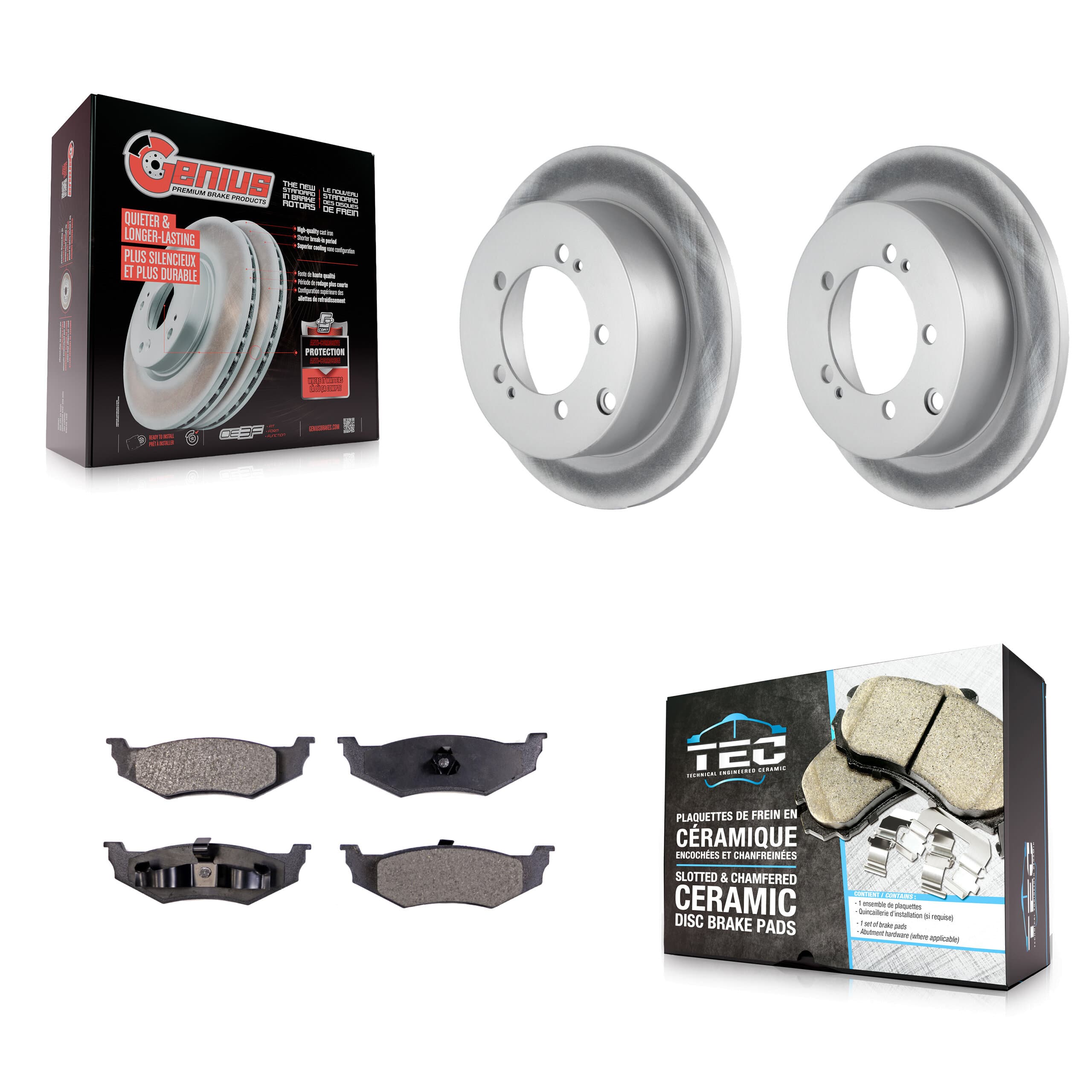 Transit Auto - KGT-101390 - Rear Disc Brake Kits image 1