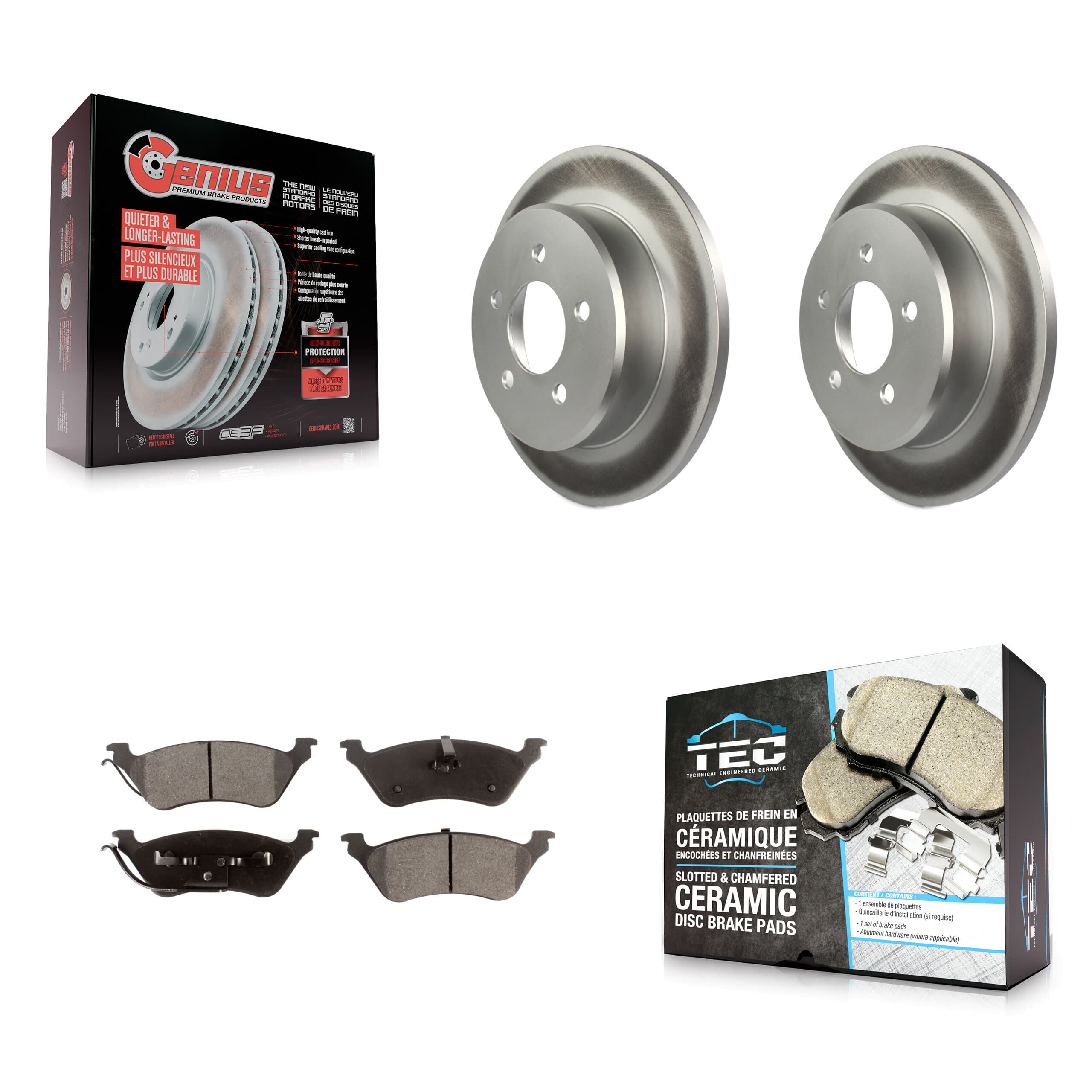 Transit Auto - KGT-101391 - Rear Disc Brake Kits image 1