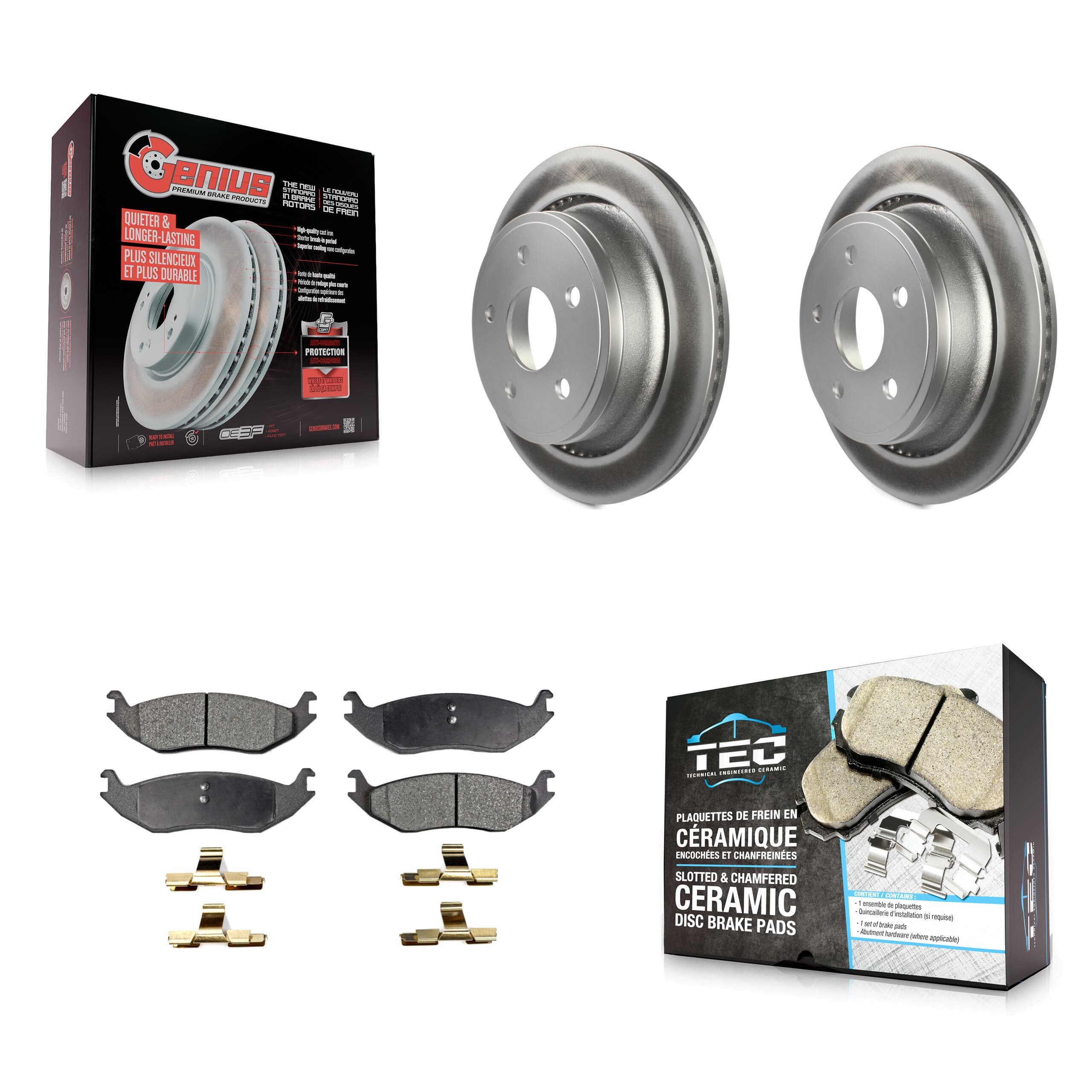 Transit Auto - KGT-101394 - Rear Disc Brake Kits image 1
