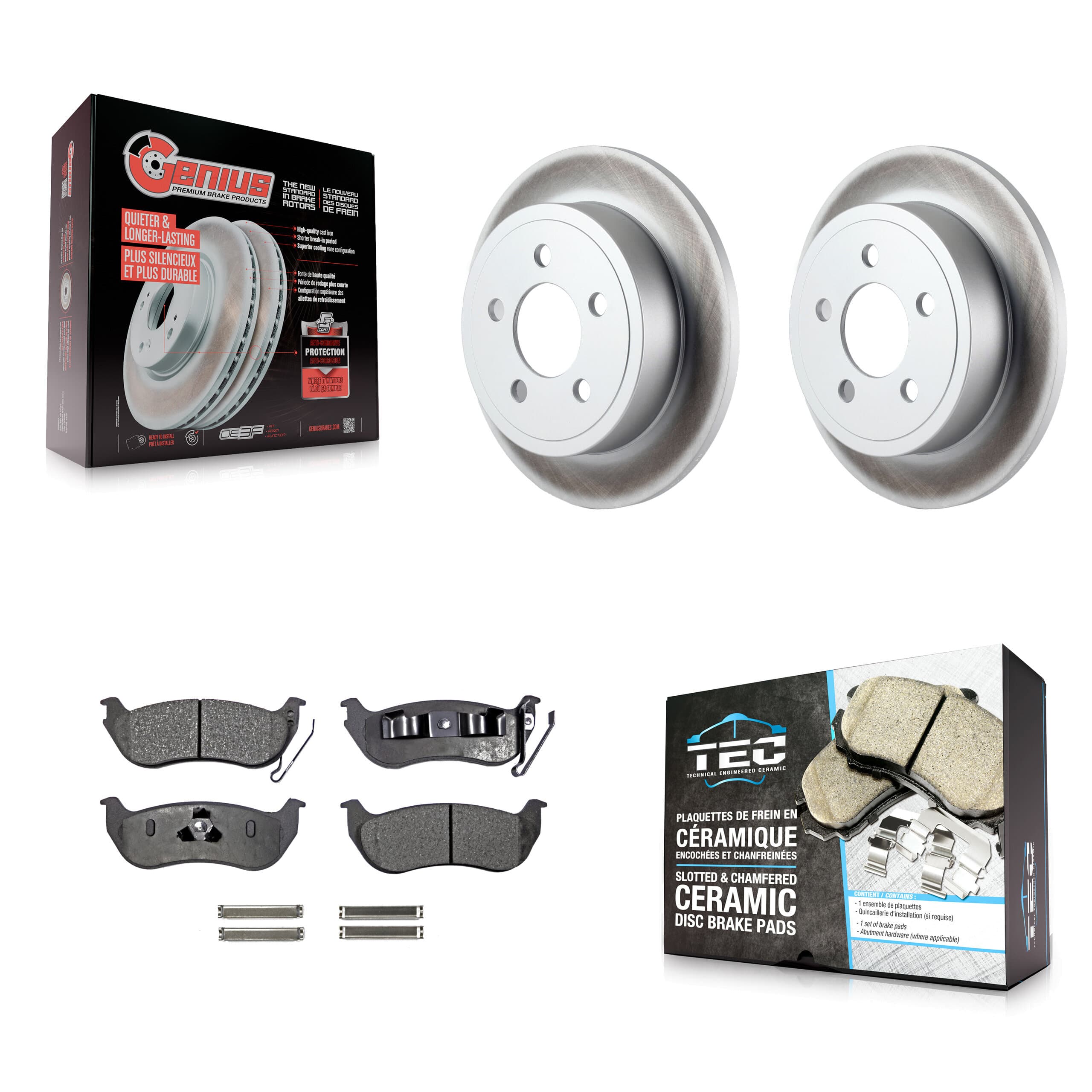 Transit Auto - KGT-101395 - Rear Disc Brake Kits image 1