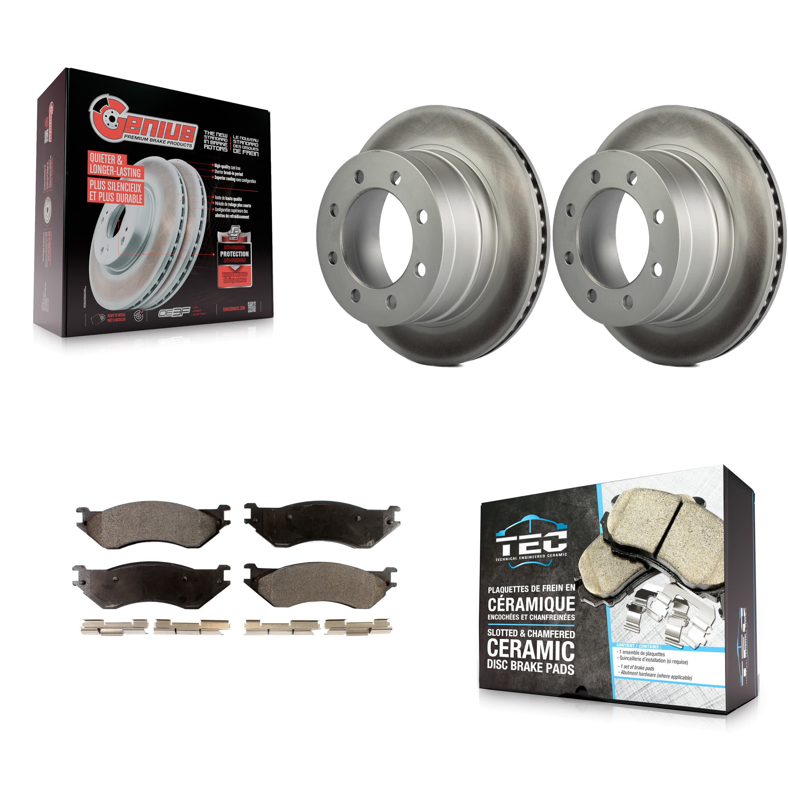 Transit Auto - KGT-101396 - Rear Disc Brake Kits image 1