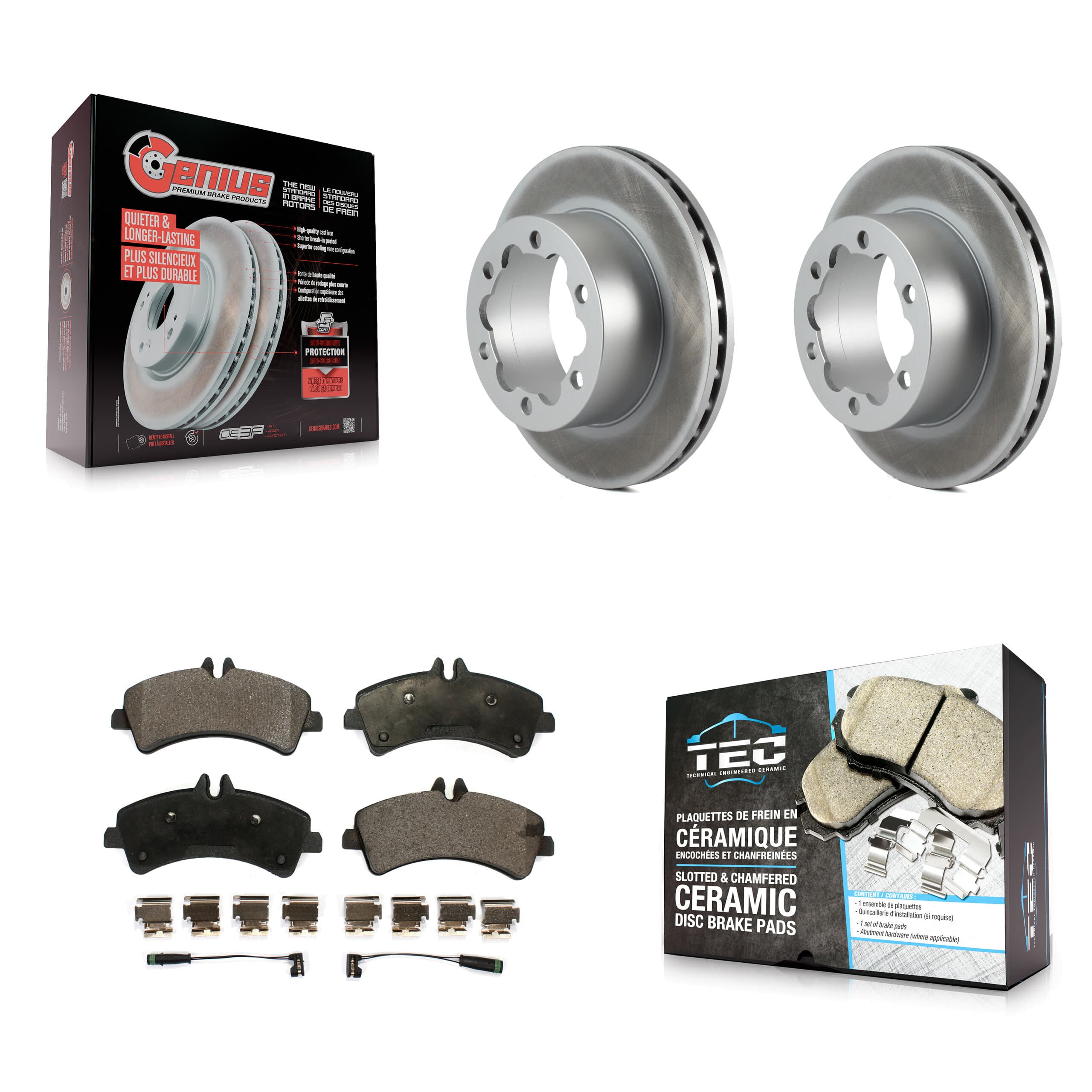Transit Auto - KGT-101411 - Rear Disc Brake Kits image 1