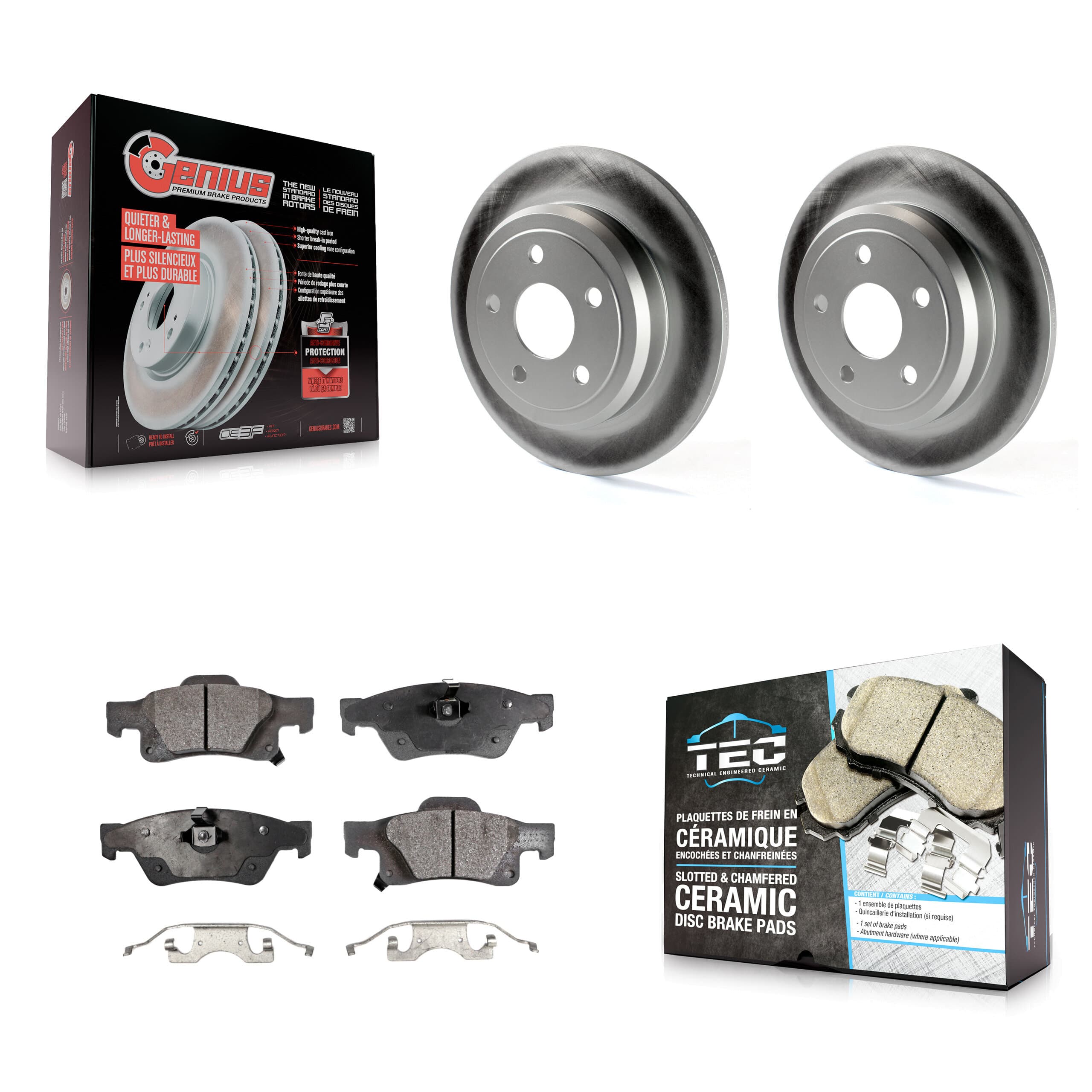 Transit Auto - KGT-101420 - Rear Disc Brake Kits image 1