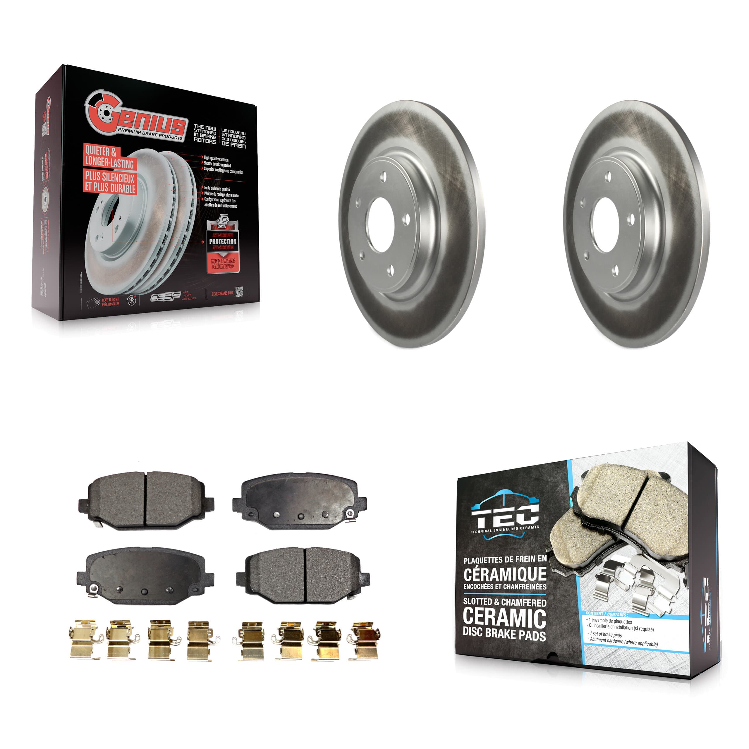 Transit Auto - KGT-101422 - Rear Disc Brake Kits image 1