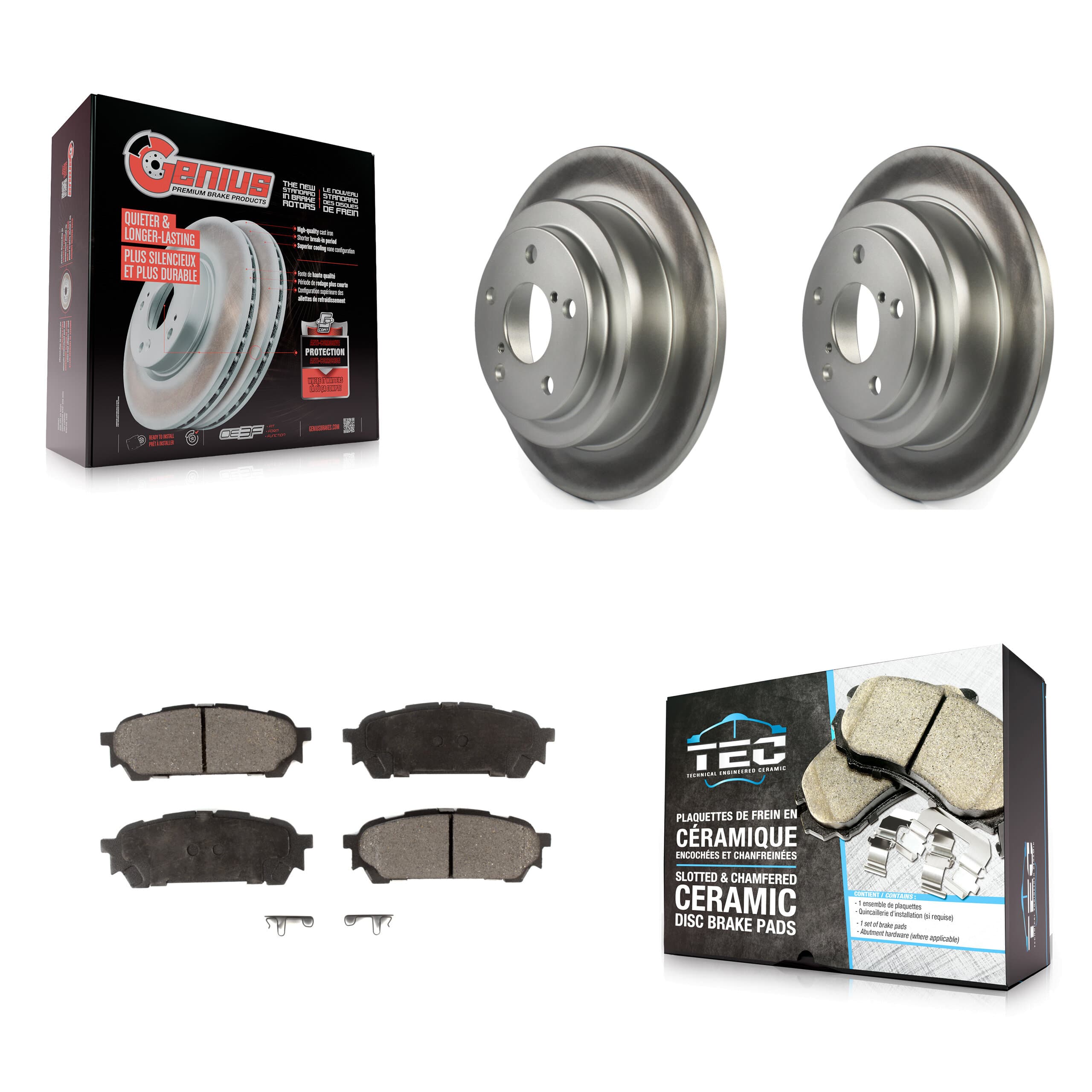Transit Auto - KGT-101427 - Rear Disc Brake Kits image 1