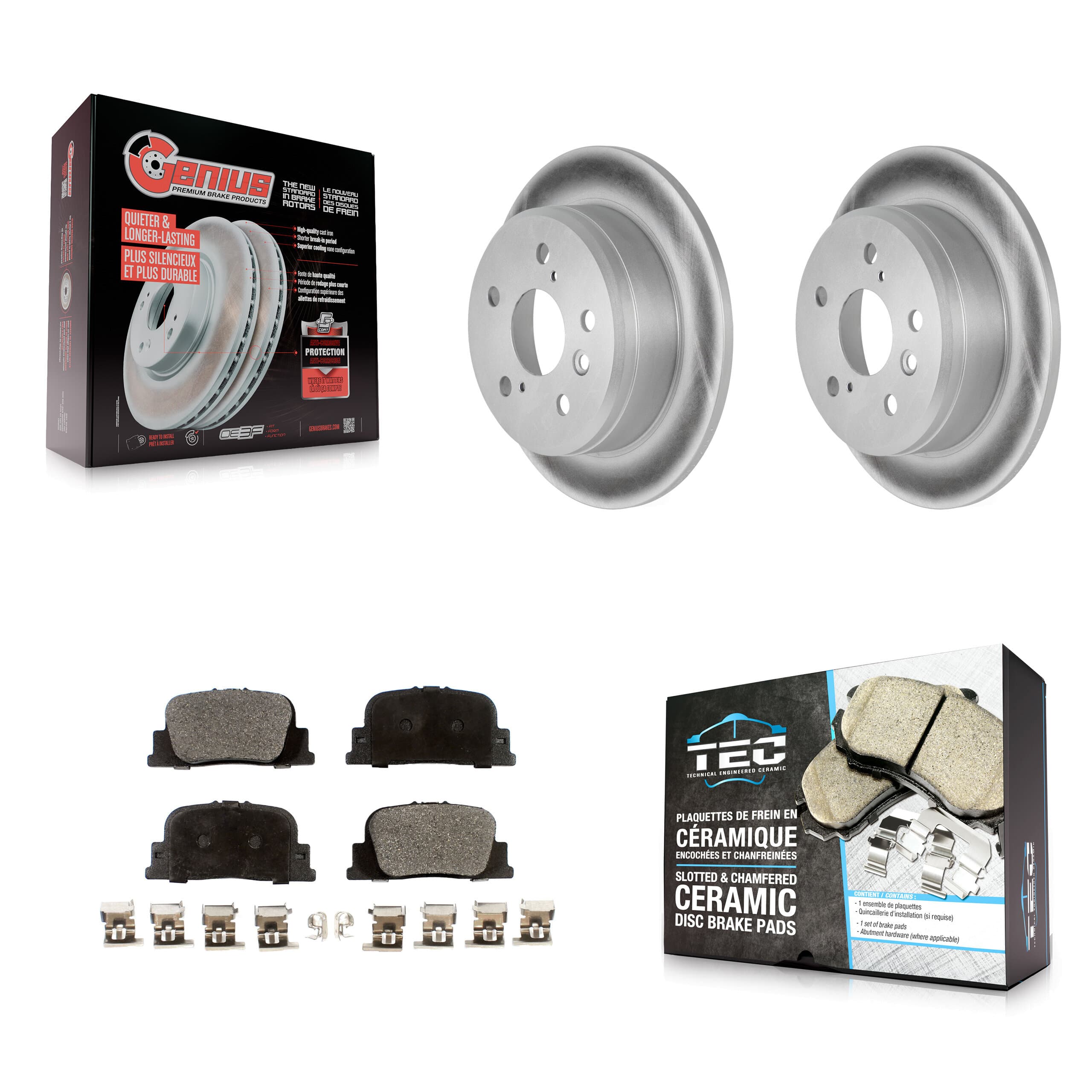 Transit Auto - KGT-101432 - Rear Disc Brake Kits image 1